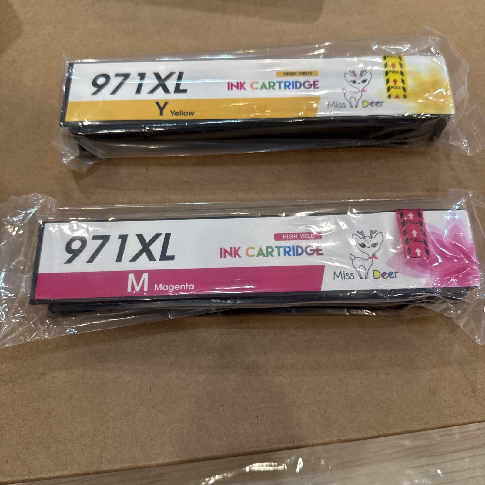 970XL Black Compatible Ink Replacement for HP 970 970 XL & 971XL 3 Colors
