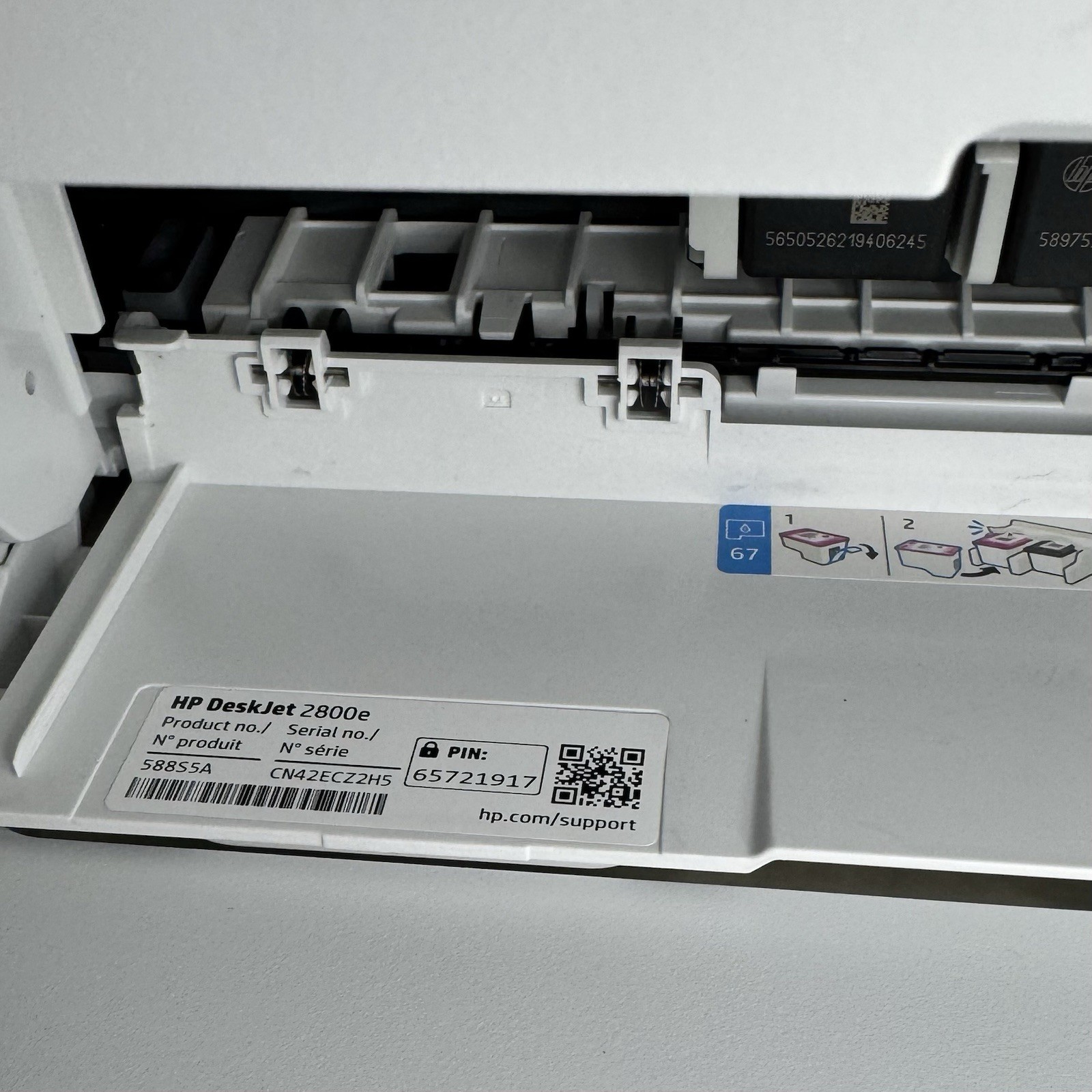HP DeskJet 2855e Wireless All-in-One Color Printer Scanner Copier