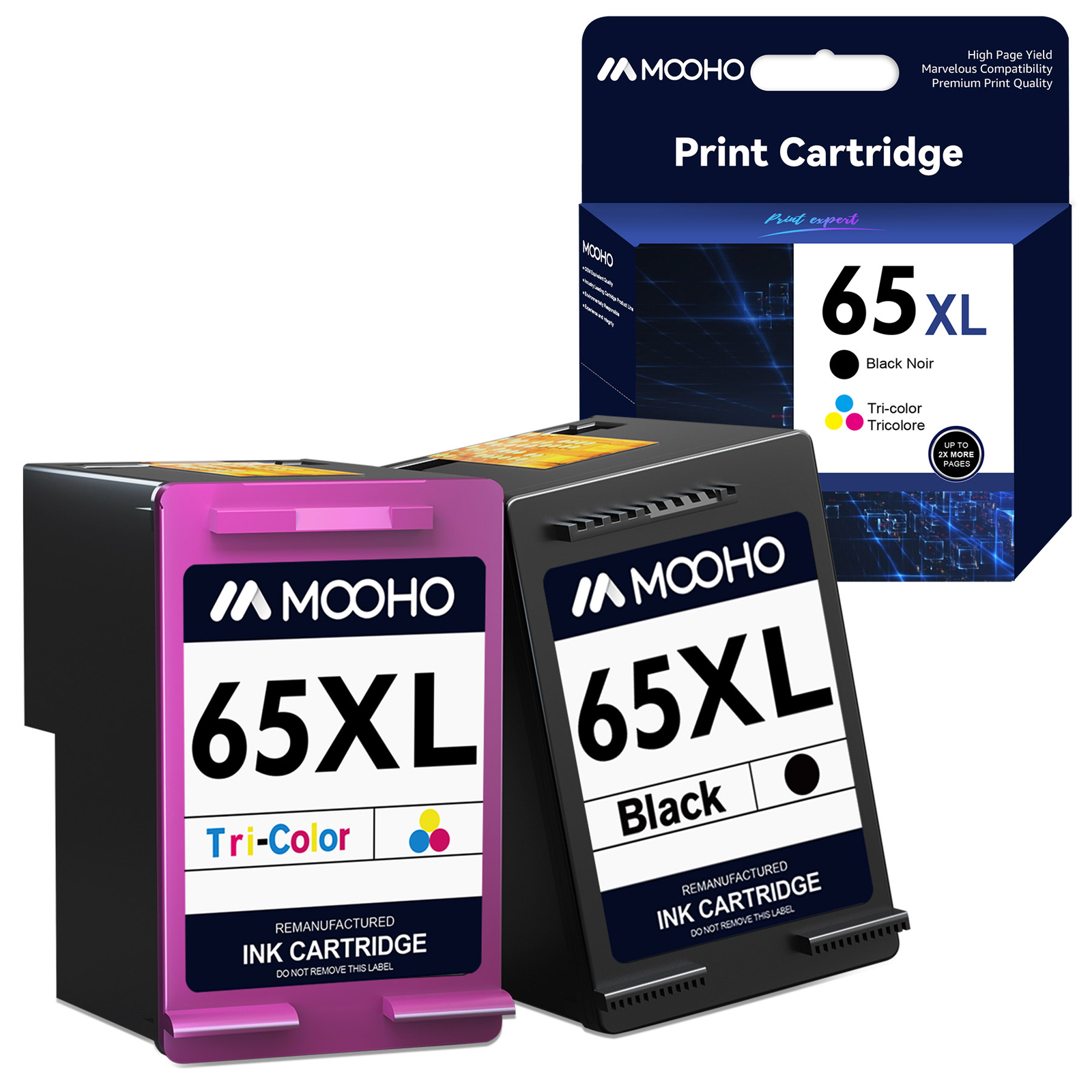 Compatible with HP 65XL DeskJet 3735 3750 3752 3755 Black Color Ink Cartridge