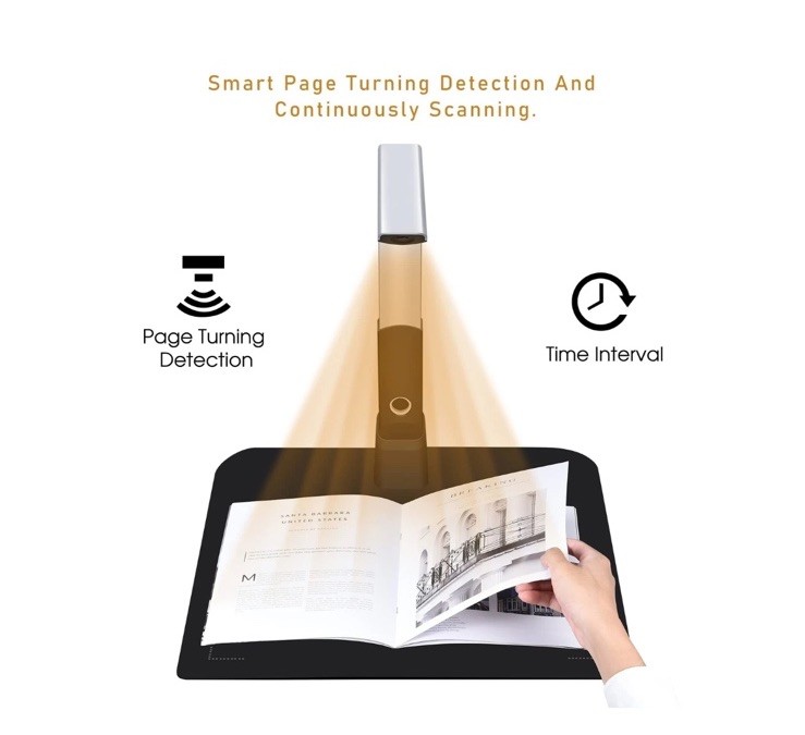 Document Camera Scanner,10MP CMOS,Visual Presenter Max A3 Size,OCR Technolog…