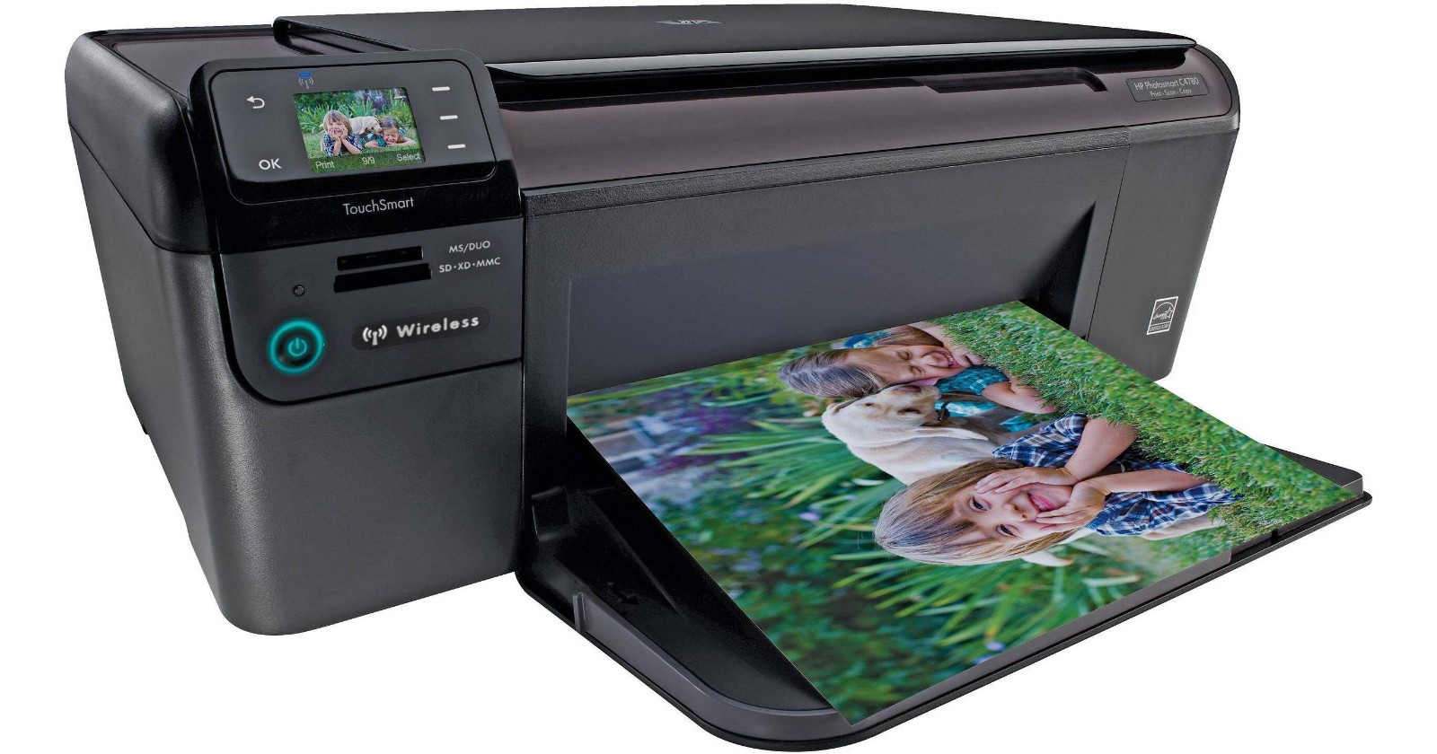 HP Photosmart C4780, New Replacement Printer -No Power Cord or Ink, Q830A