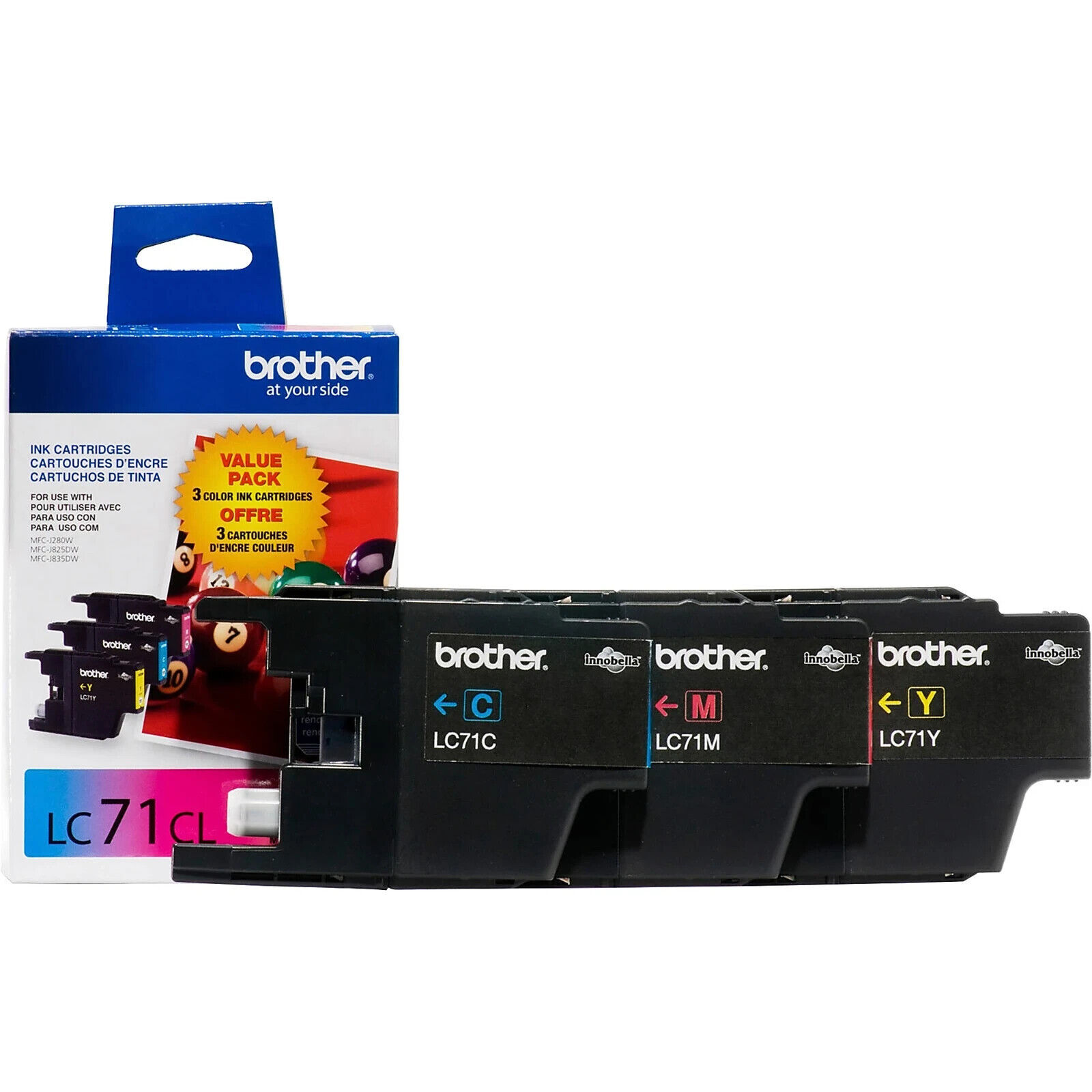 Brother LC713PKS Color Combo Ink Cartridges EXP 04/2023