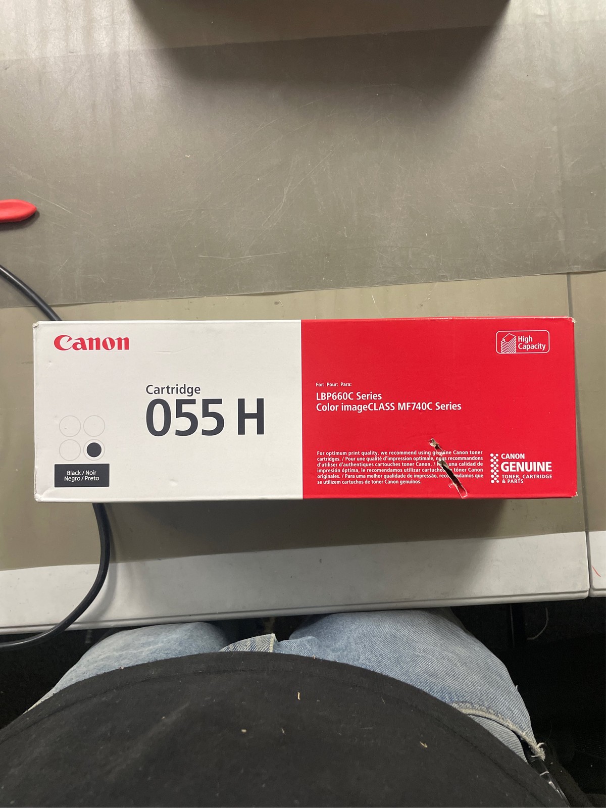 Genuine Canon Toner 055 Black, High Capacity – Yields Up To 7,600 Pages 1