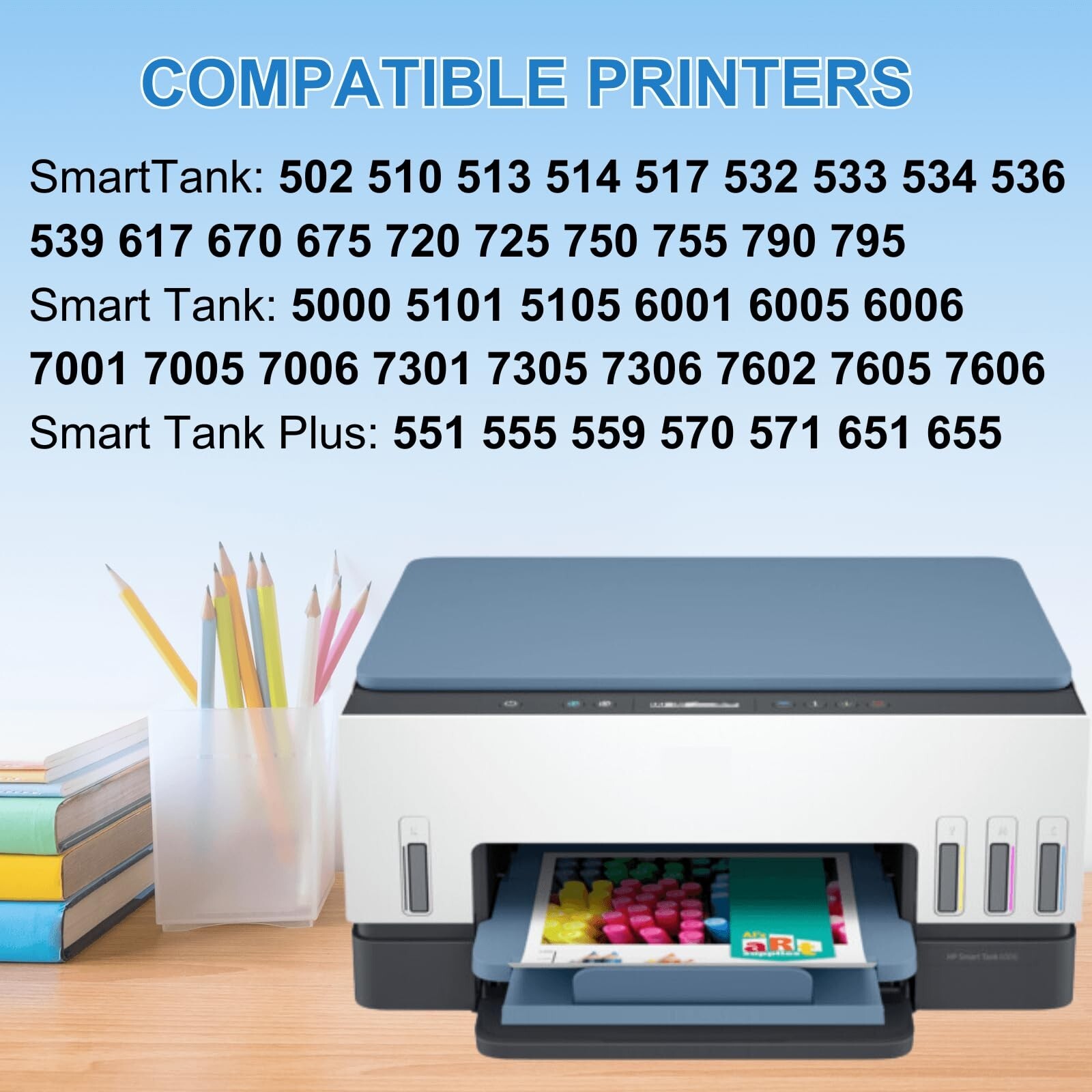 32XL Black Ink Bottle Compatible HP 31 32XL Ink Work for Smart Tank 7301 7001…