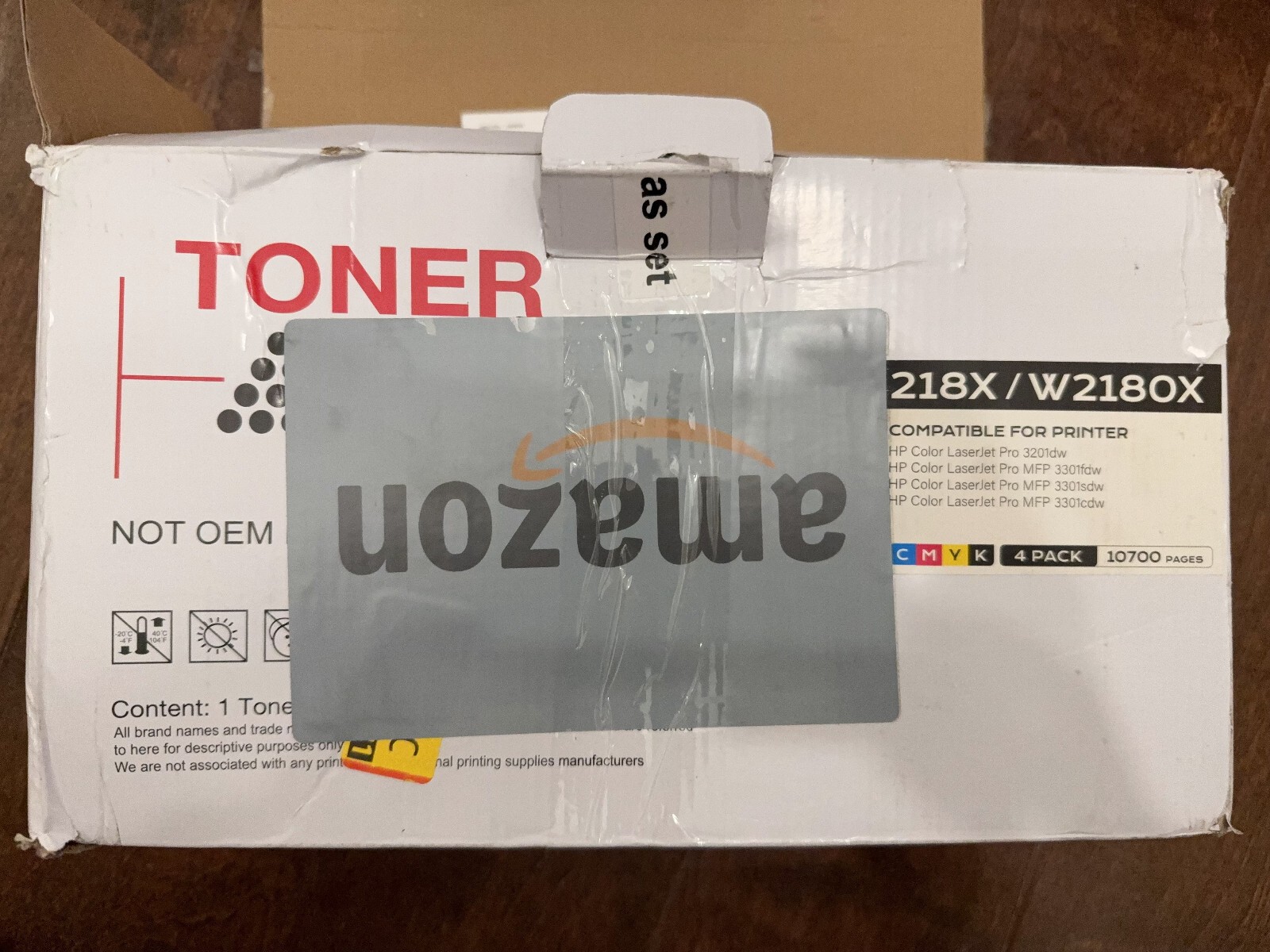 4 Pack 218A/218X Toner Compatible for HP LaserJet