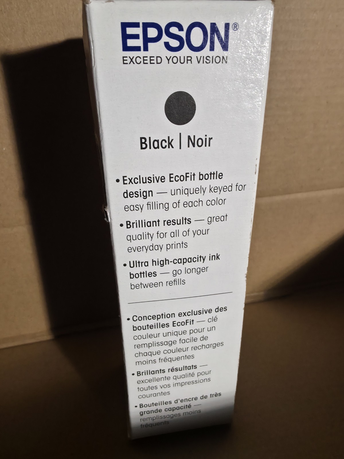 Genuine Epson 522 Black EcoTank Ink Bottle – New – ET-2400 ET-2800 ET-4700 ET-48