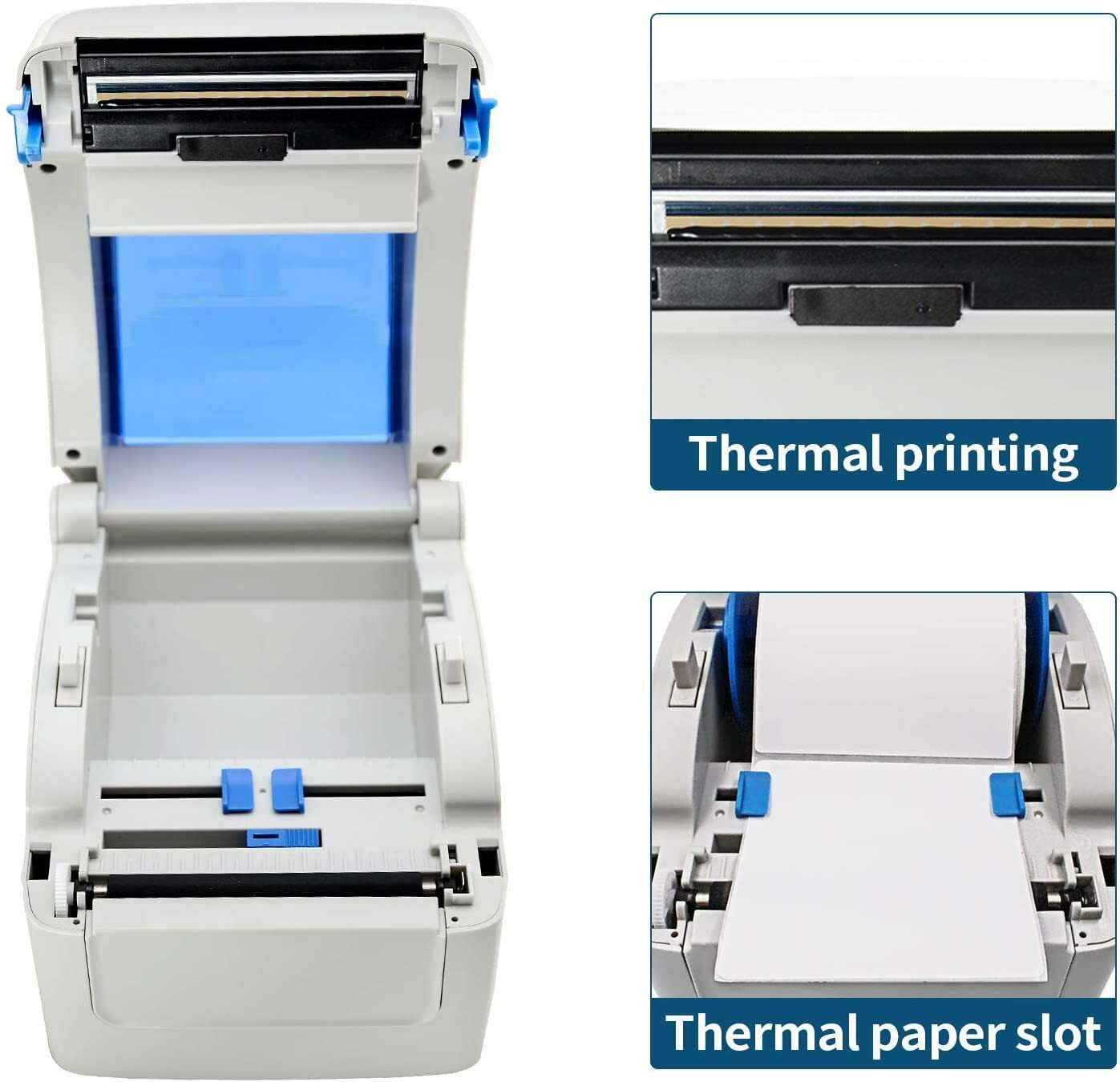 USB Label Printer, Thermal Printer, Barcode Shipping Label Printer 4×6 inch