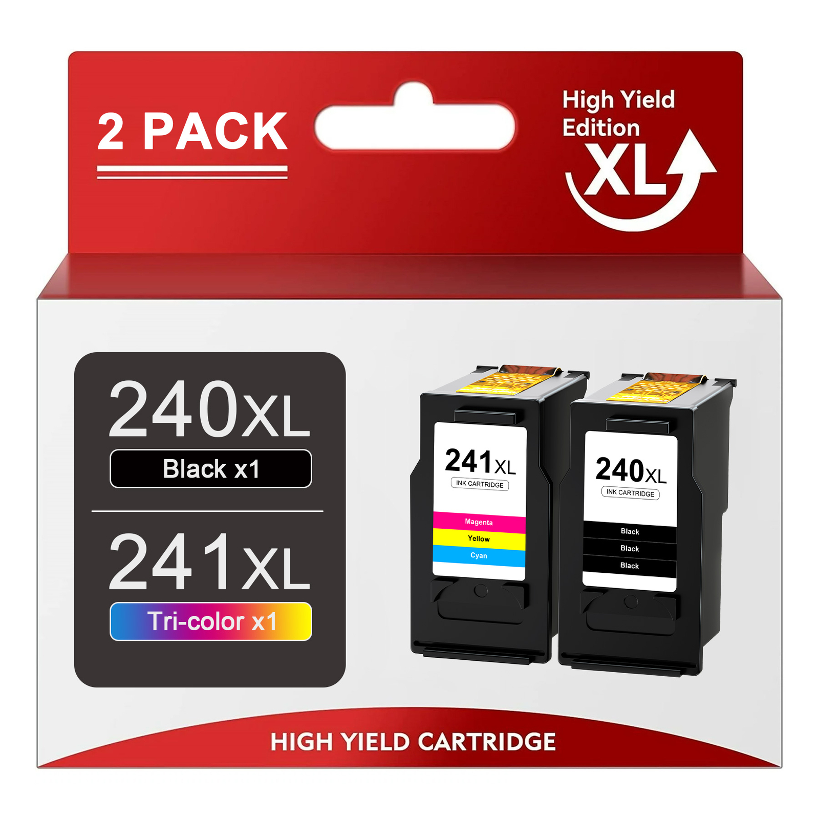 2X PG-240XL CL-241XL Ink for Canon PIXMA MG3520 MX459 MX452 MG3620 MG4120 MG4140