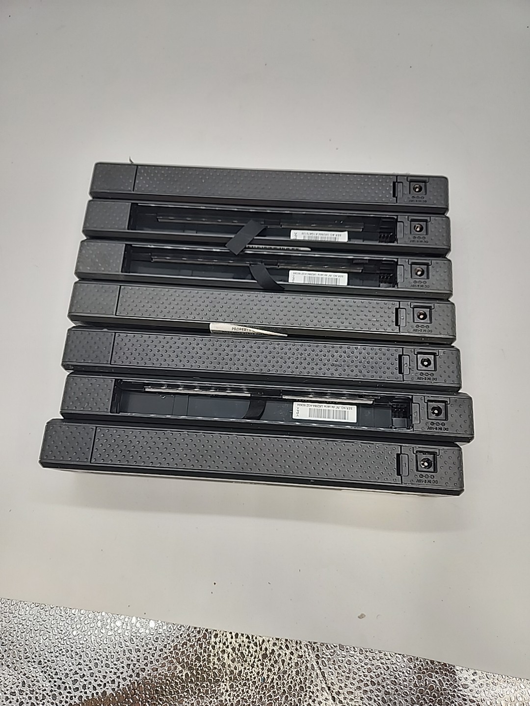 Lot of 7 ~ Brother PJ-623 PocketJet 6 Plus Mobile Thermal Printers ~Parts Repair