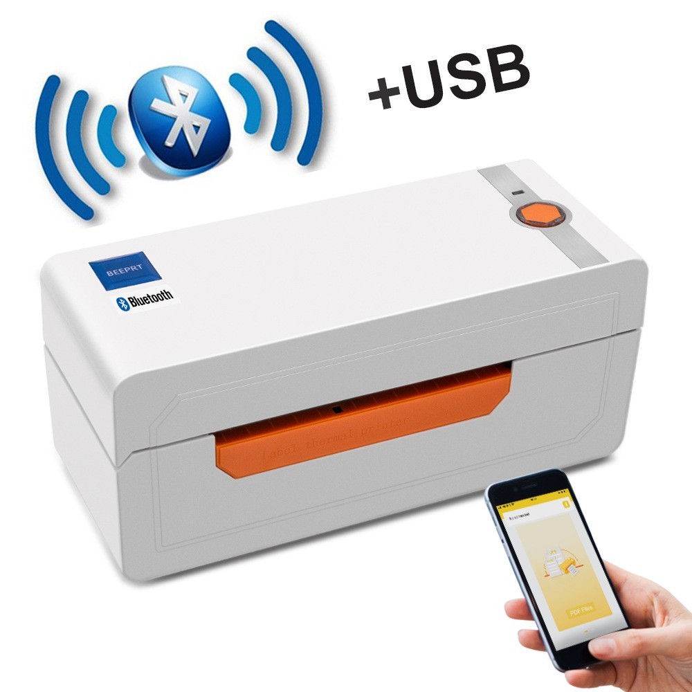 BEEPRT 4×6 Thermal Shipping Label Printer Bluetooth Wireless USB