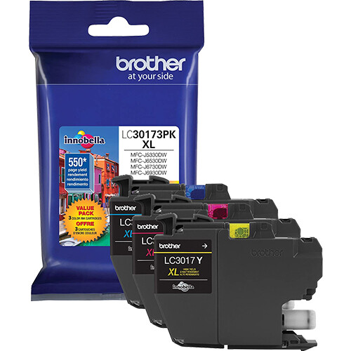 Brother MFC-J5330DW (LC30173PK) High Yield Ink (3×550 Yield) – COLORS ONLY