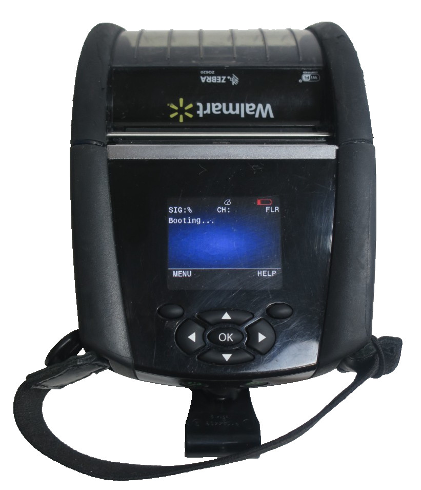 Zebra ZQ620 Label Mobile Printer Wfi Set to Factory Defaults
