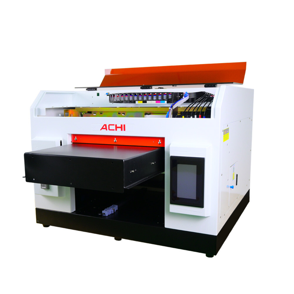 A3 UV Printer Epson 1390 PrintHead Cylindrical Embossed Printing 250ml CYMKW US