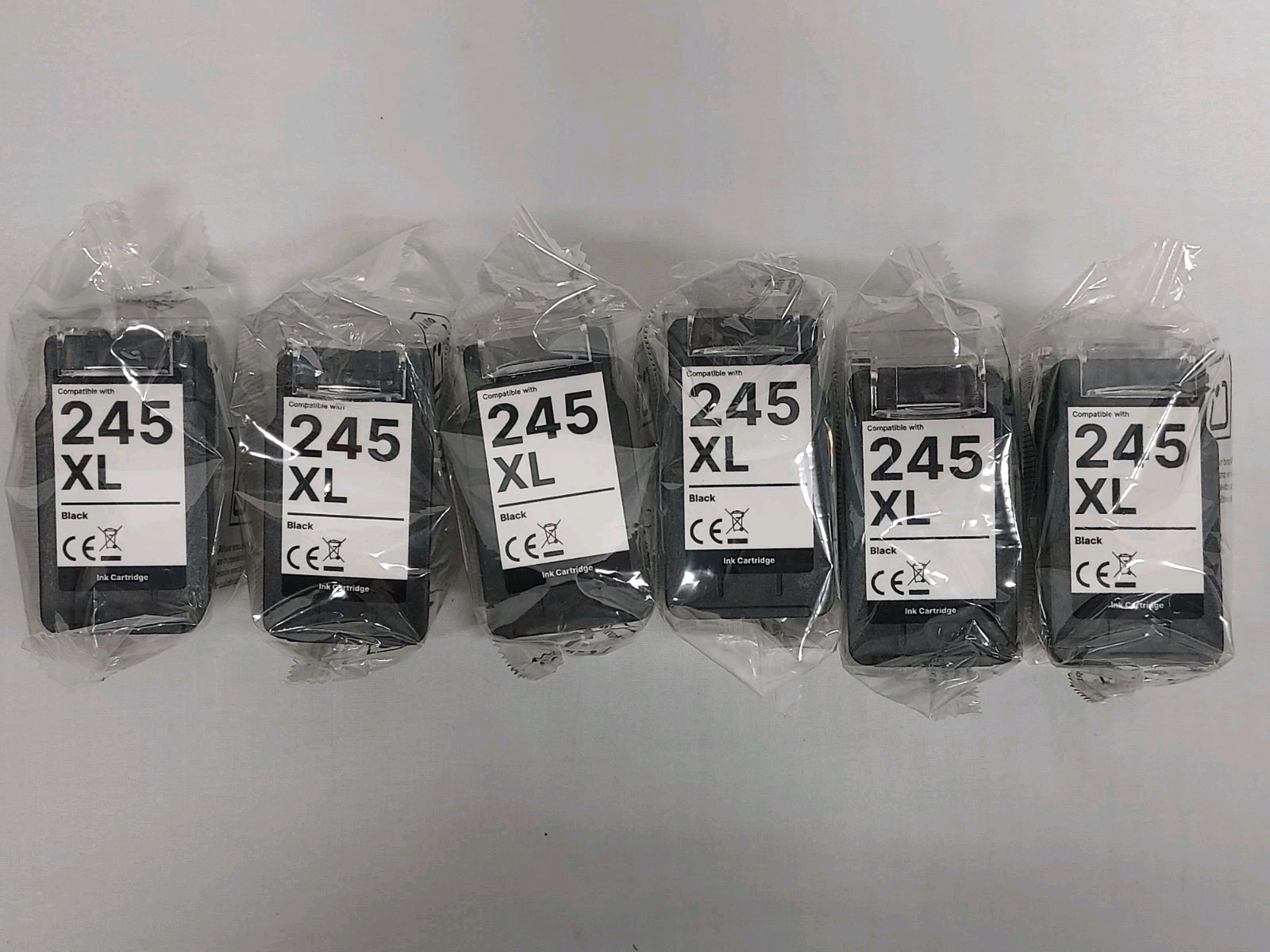 6pcs Black Ink Cartridges compatible with 245XL Canon Pixma PG245 BLACK INK ONLY