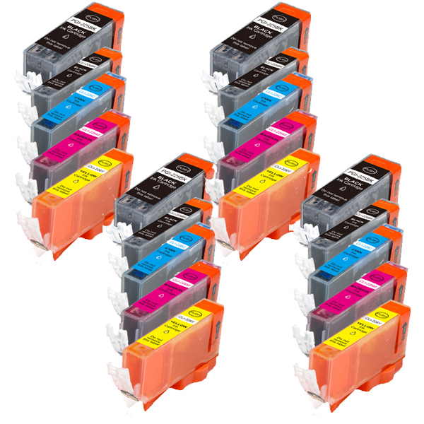 Custom Ink Pack for PGI-220/CLI-221 (See Description for Quantities)