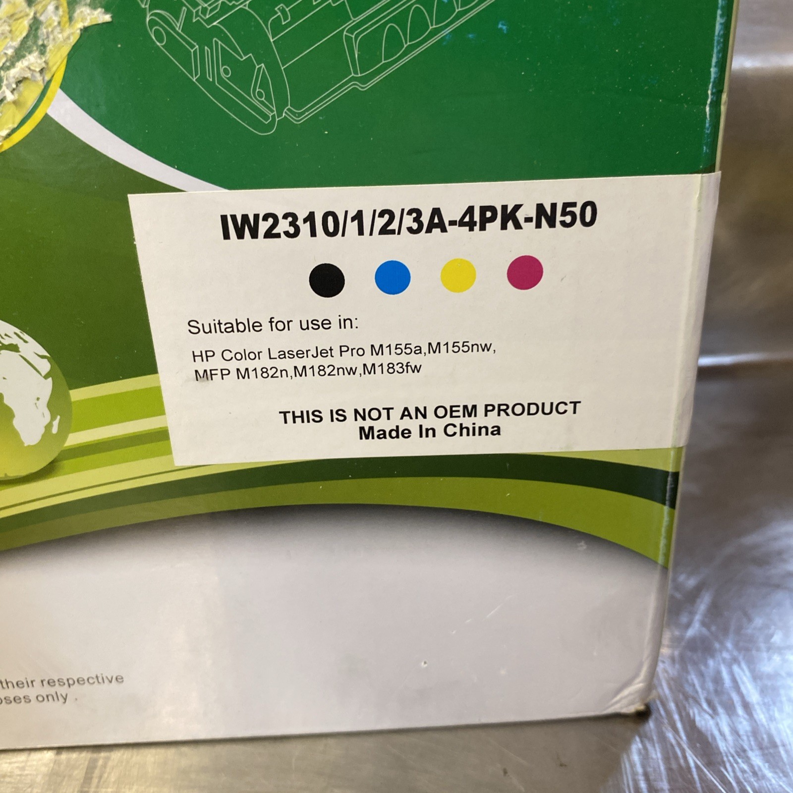 Printer Ink TONER CARTIDGE PRINTER IW2310/1/2/3A-4PK-N50