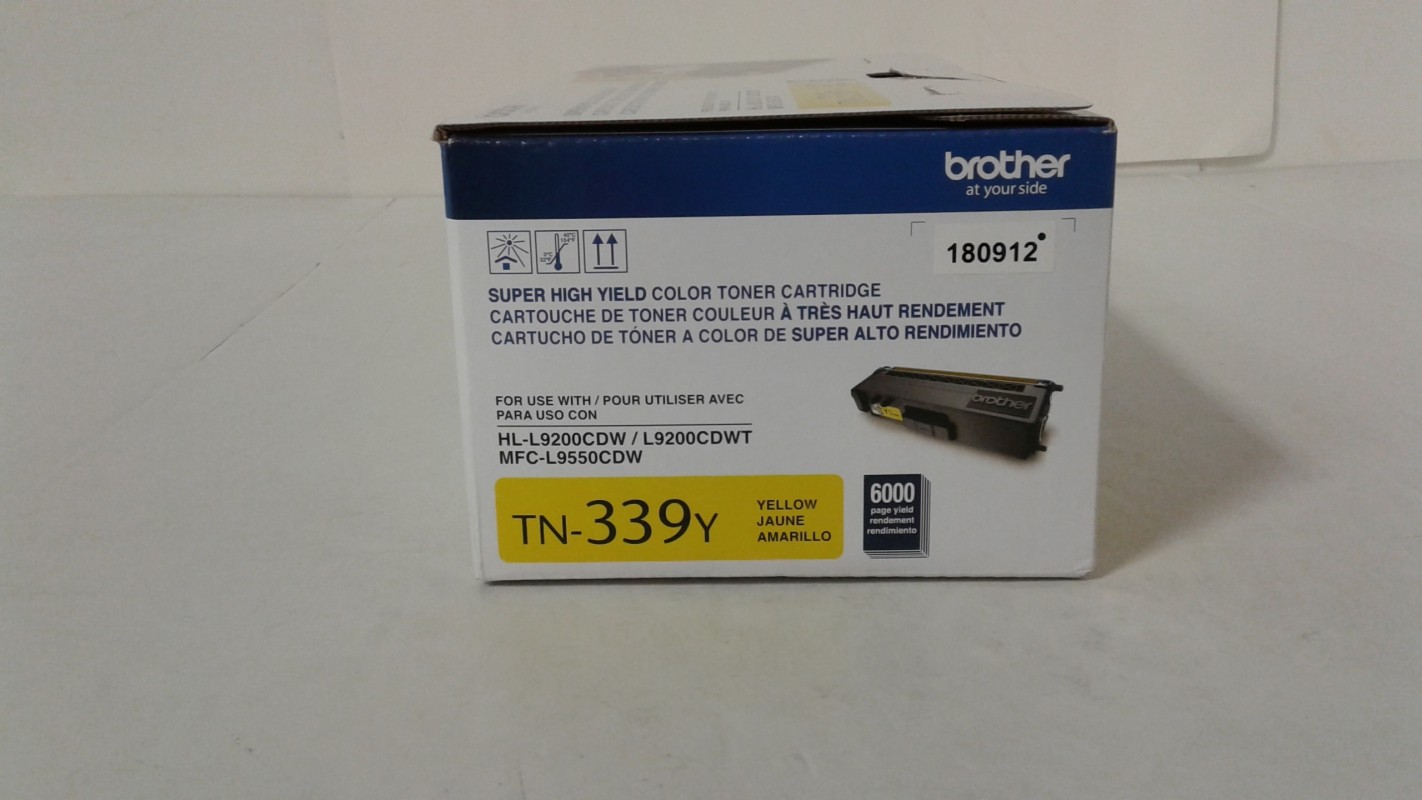 Brother TN-339Y Toner Ctg TN-339, Yellow for Brother HL-L9200CDWT