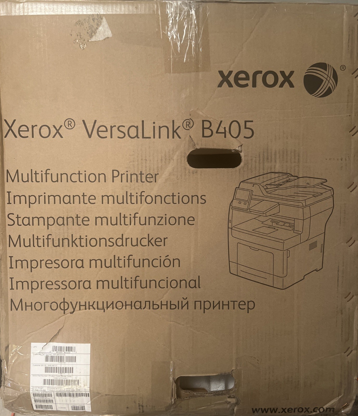 *Barely Used Xerox VersaLink B405/YDN Monochrome Multifunction Printer 871 Count