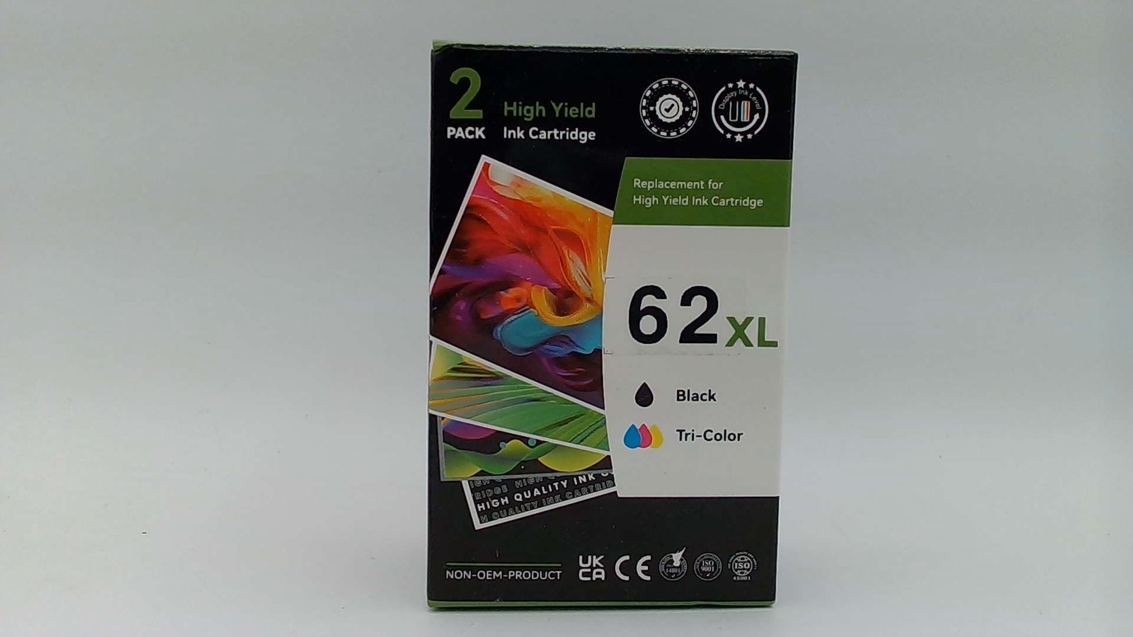 Chromojet 62XL Black & Tri-Color Ink Cartridge Combo Pack