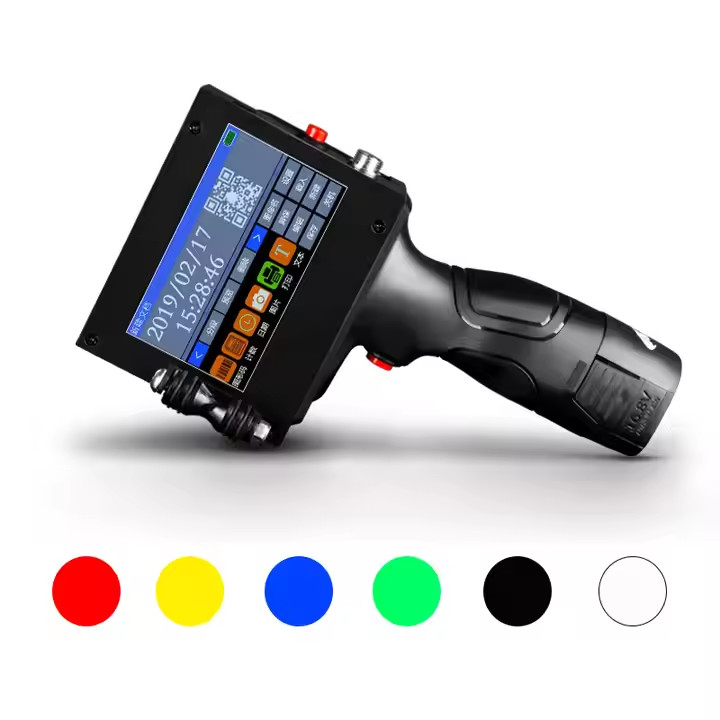 600DPI Handheld Inkjet Printer Smart Portable Date/QR Code/Logo/Label Printer-