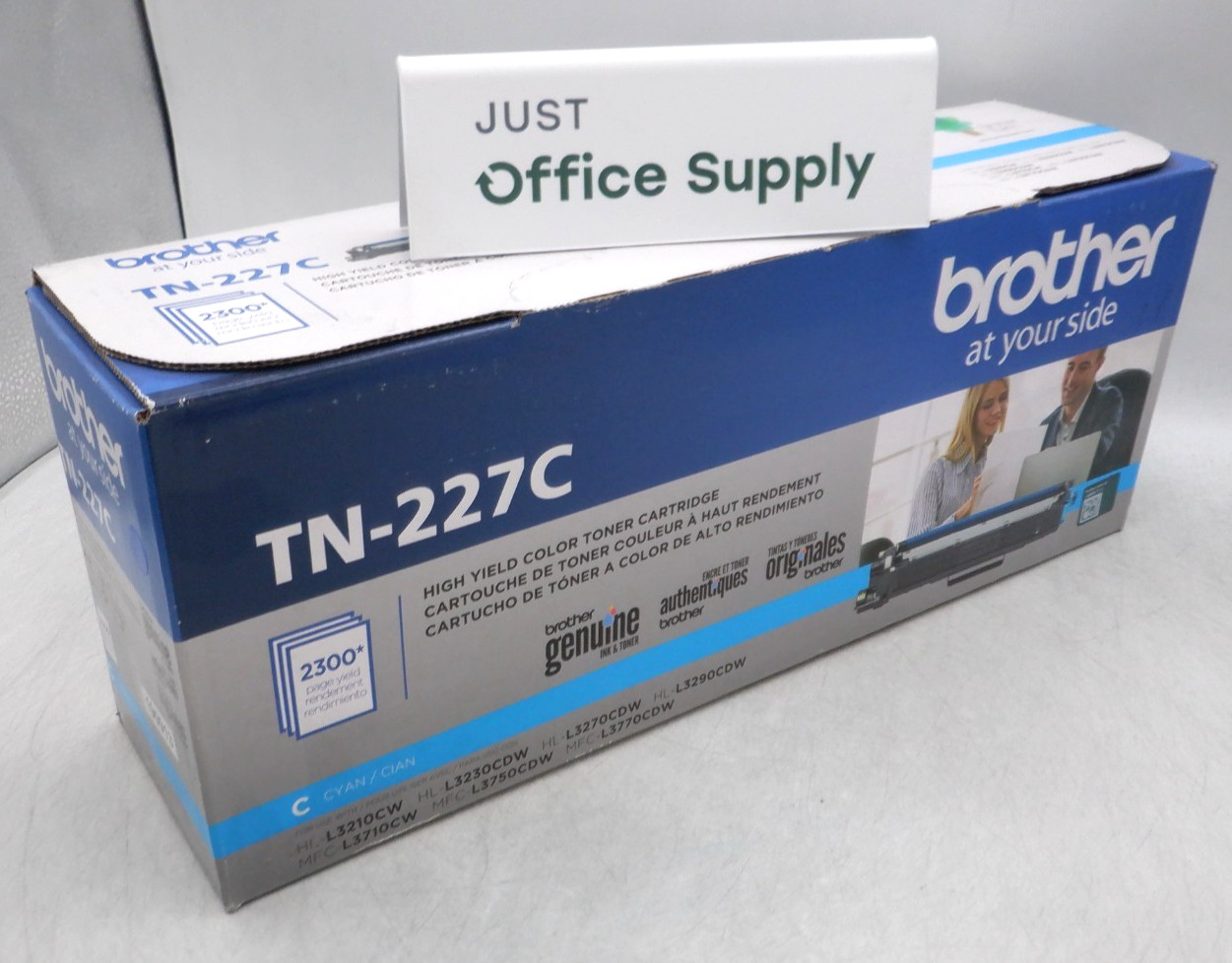 Genuine Brother TN-227C TN227C Cyan High Yield Toner Cartridge F. Shipping D