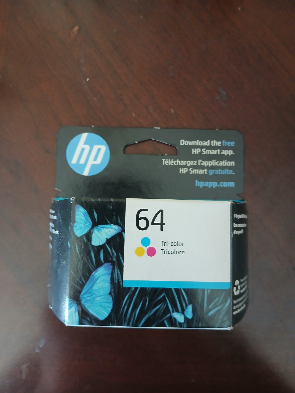 HP 64 Tri-Color Original Ink Cartridge (N9J89AN)