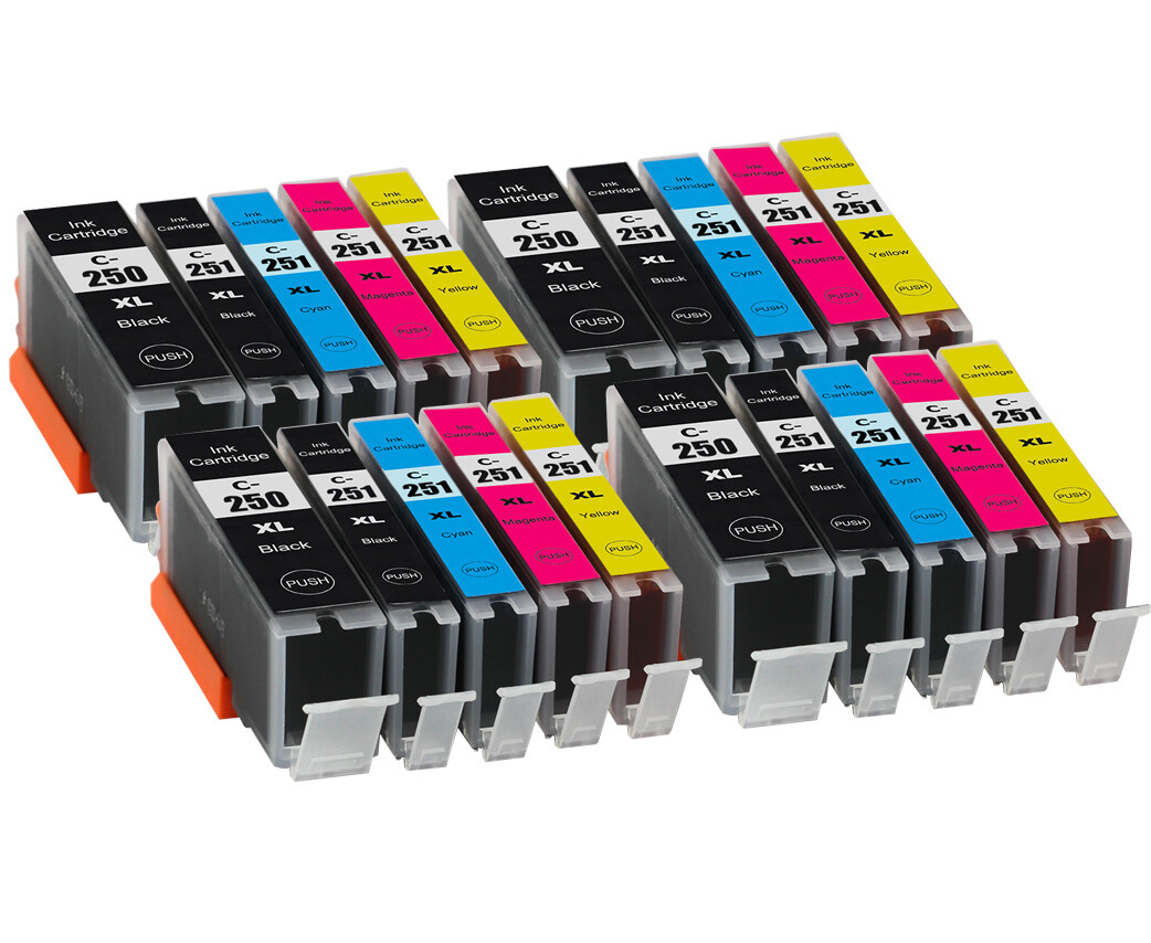 PGI-250XL CLI-251XL Color Printer Ink for Canon Pixma MG6620 MG6420 MX922 MX722