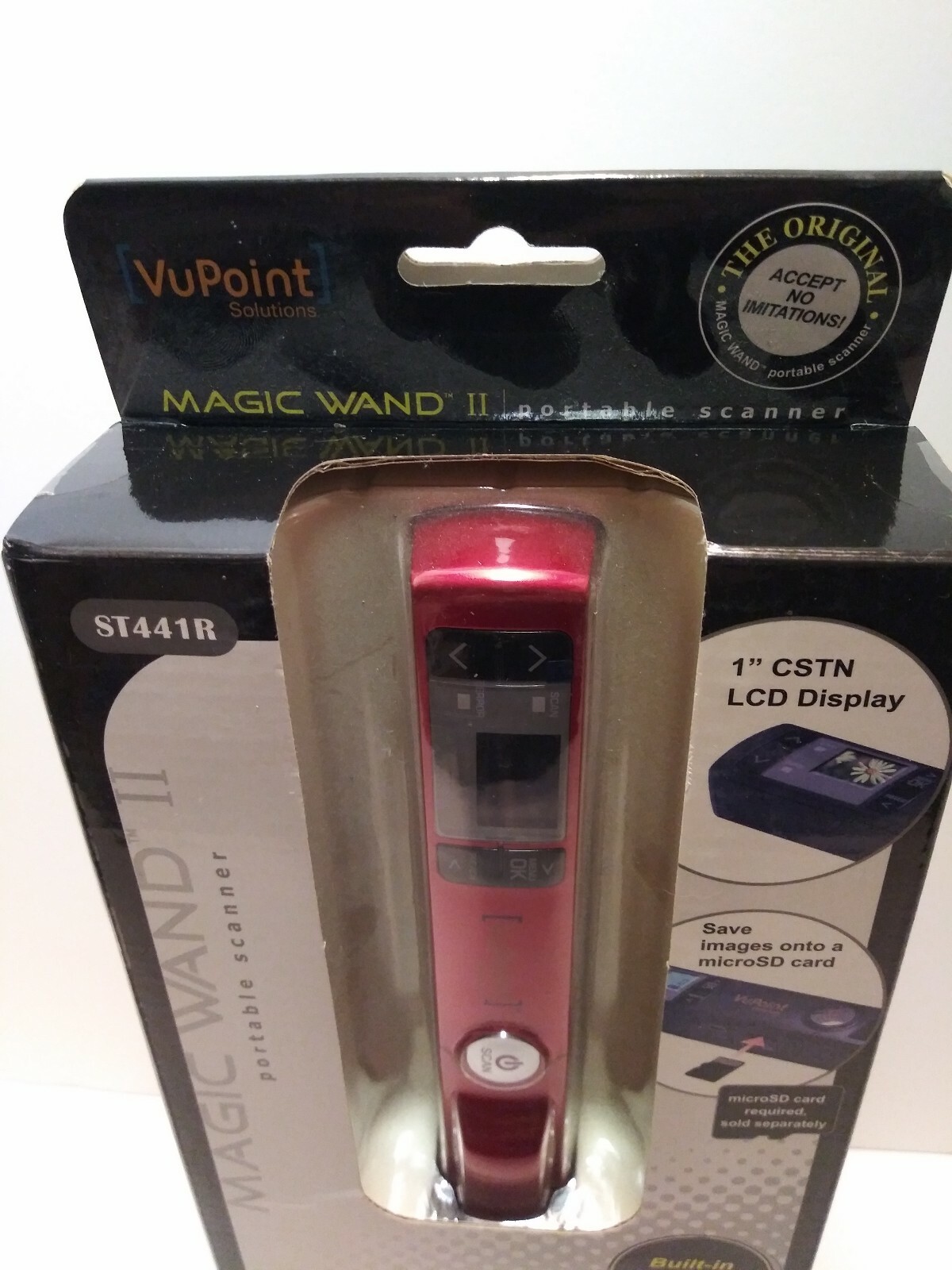VuPoint Magic Wand II 2 Portable Scanner Photos Convert JPG ST441R (28480-2) New