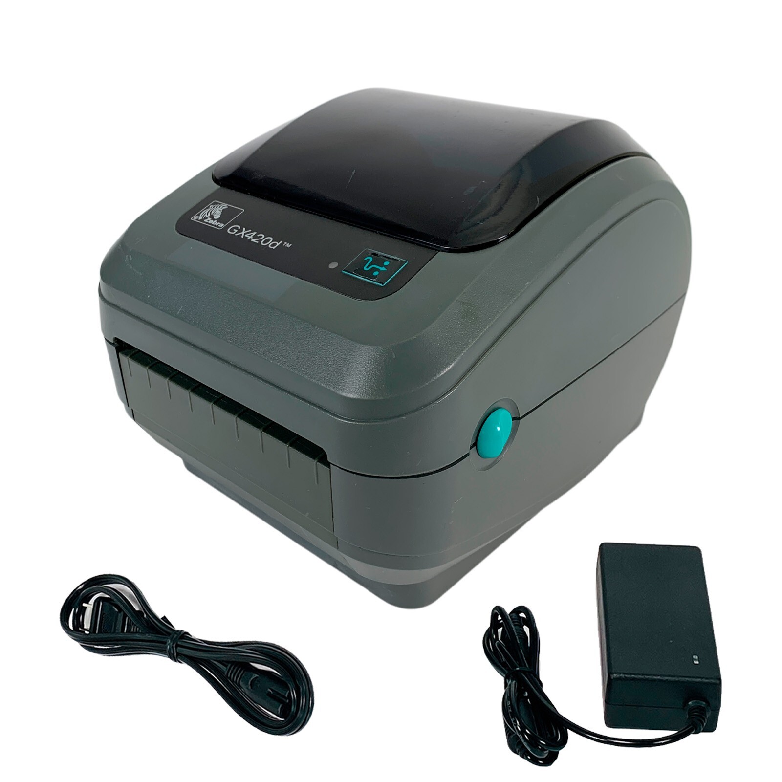 FULLY TESTED Zebra GX420d Direct Thermal Barcode Printer USB Serial Parallel