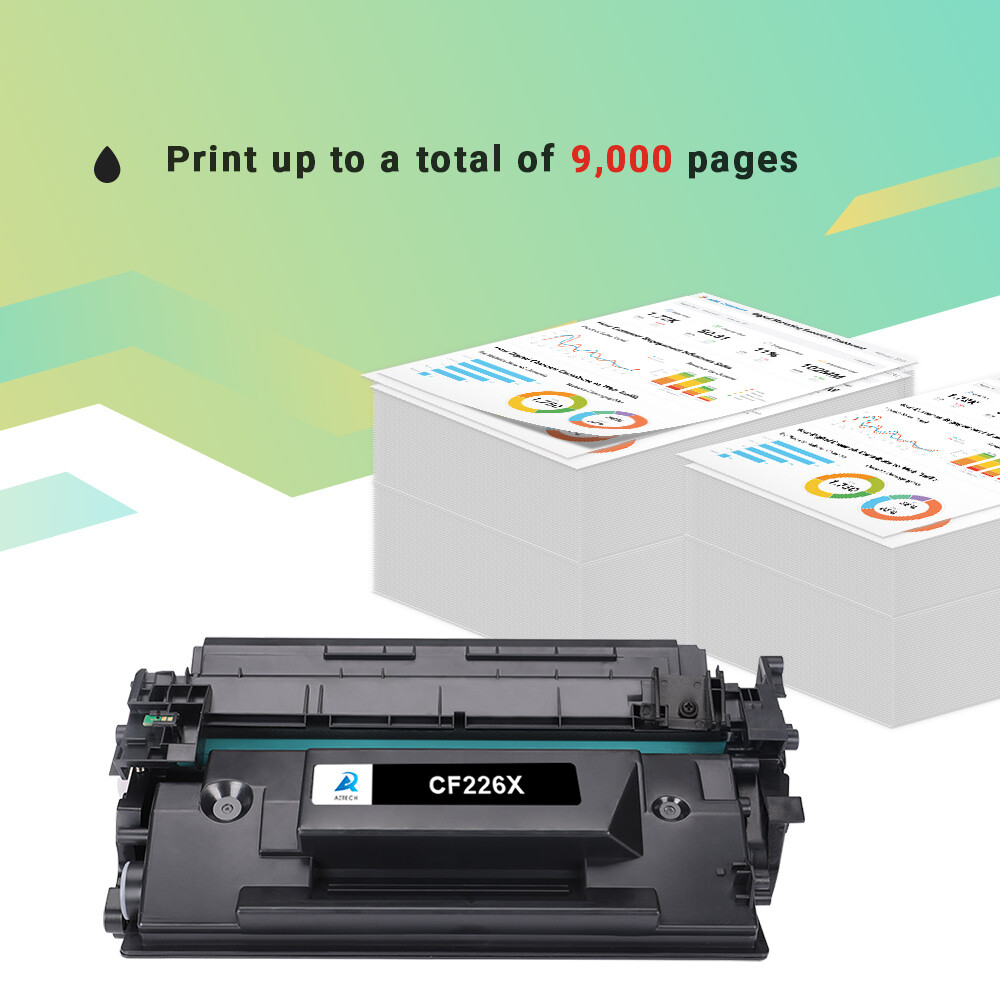 2PK CF226X Ink Toner Compatible With HP 26X LaserJet Pro M402dn M426fdw MFP M426