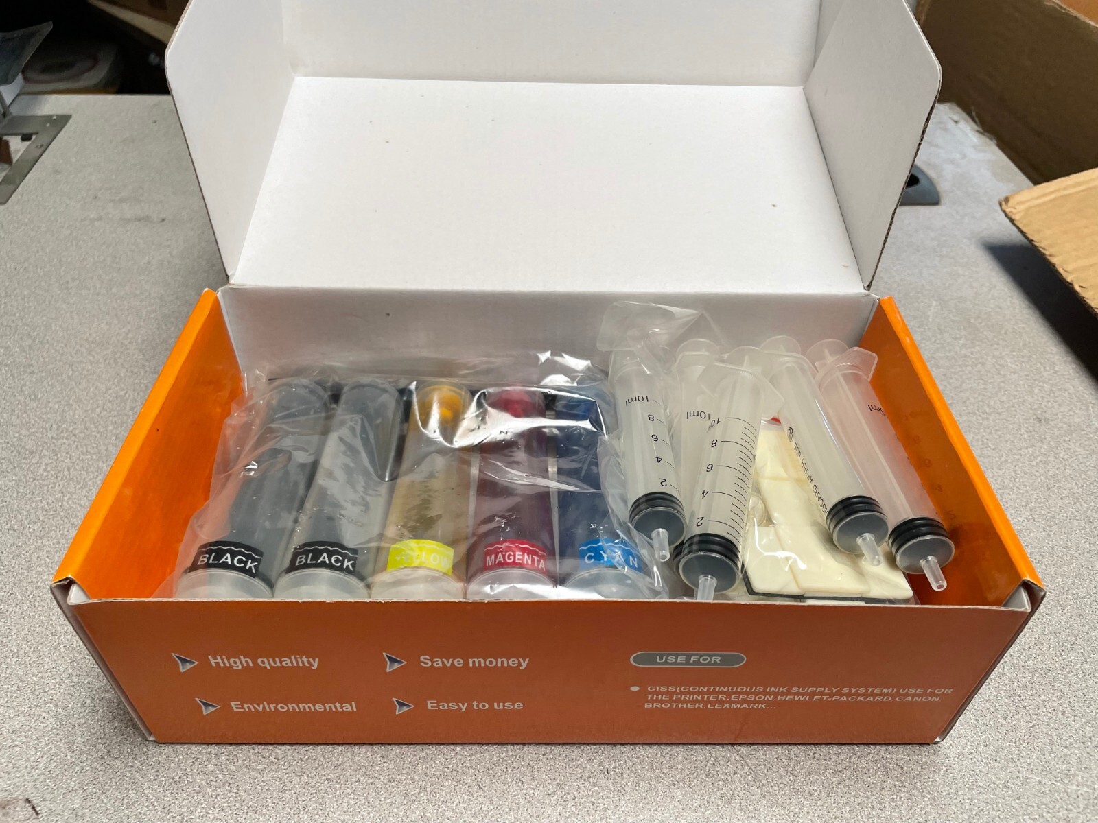 Continuous Ink Supply System IP4200 with ink Bulk 12 pack
