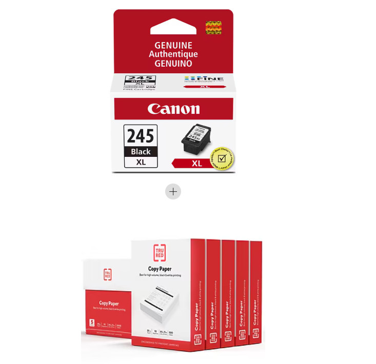 Canon PG-245 XL Black High Yield Ink Cartridge (8278B001)