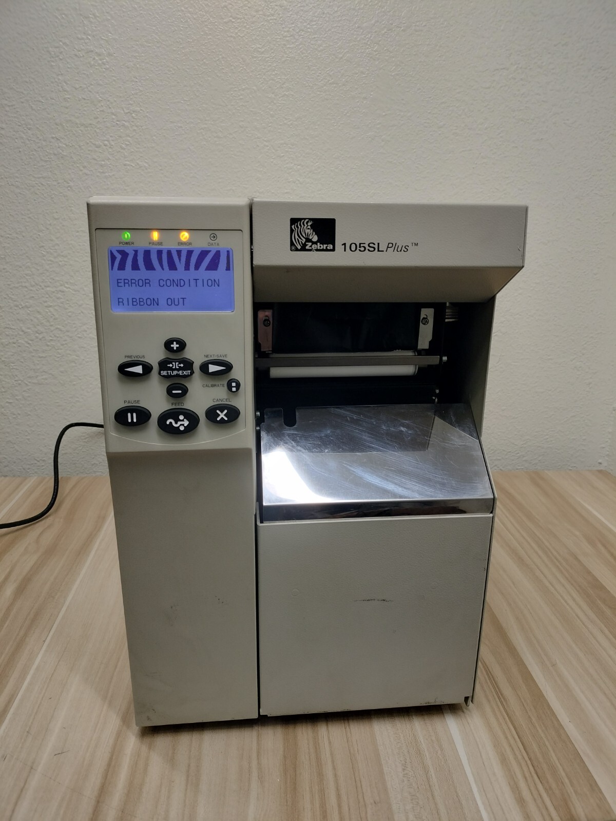 Zebra 105SL PLUS USB Ethernet Thermal Label Printer (103-8K1-00000) *READ DESC*