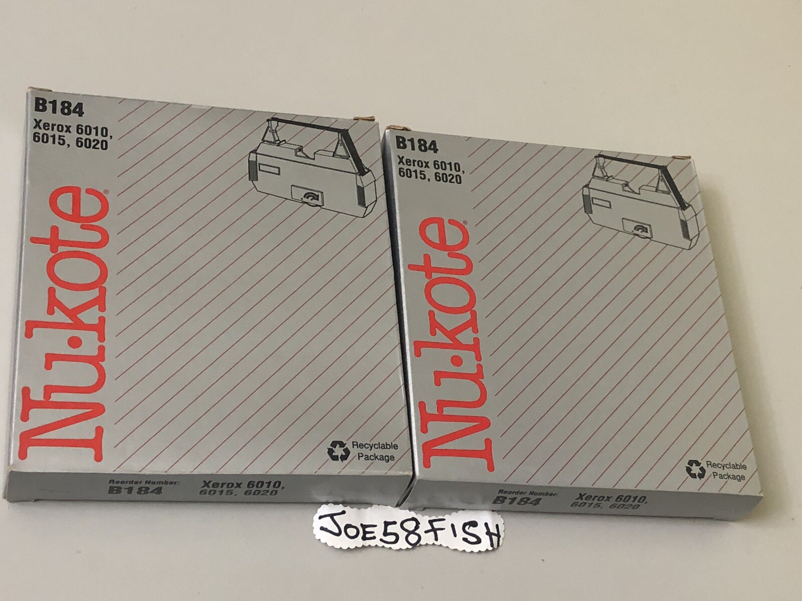 Lot Of 2 Nu Kote Replacement Ribbon B184 – for Xerox 6010, 6015, 6020✅✅✅