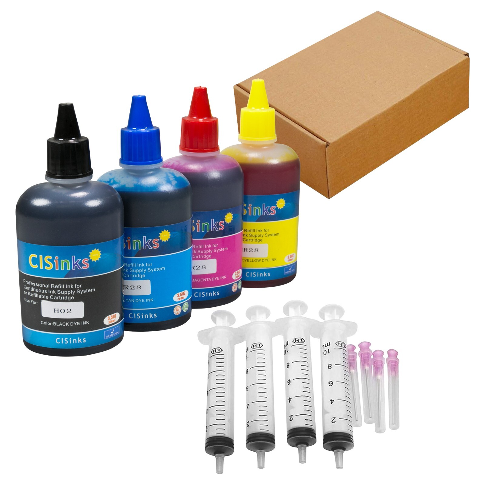 Refill Ink Bottle Set and Syringes alternative for T288 XP-440 XP-446 XP-330