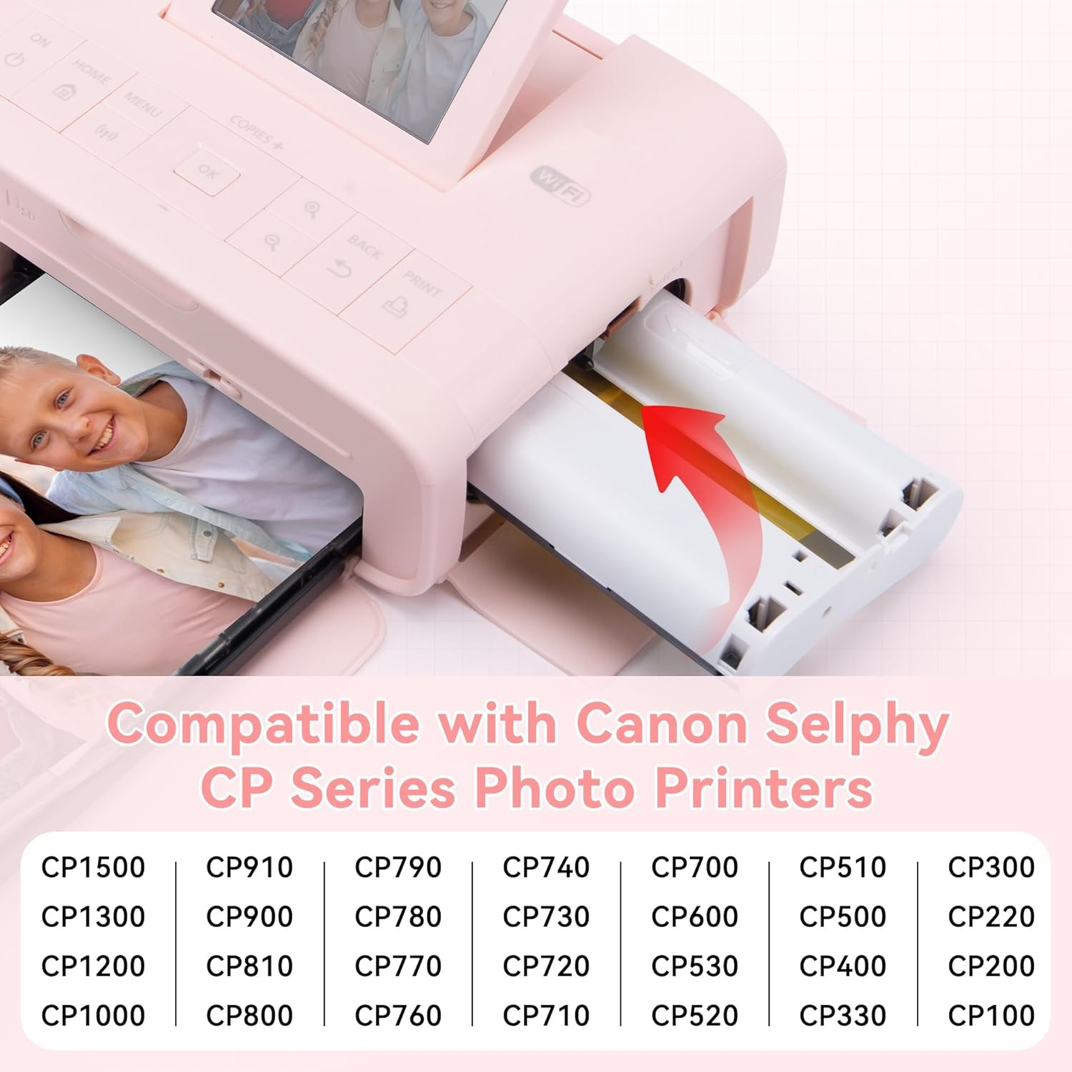 Canon Selphy CP1500 CP1300 CP1200 4×6 108 sheets Color Ink Paper Set KP-108IN