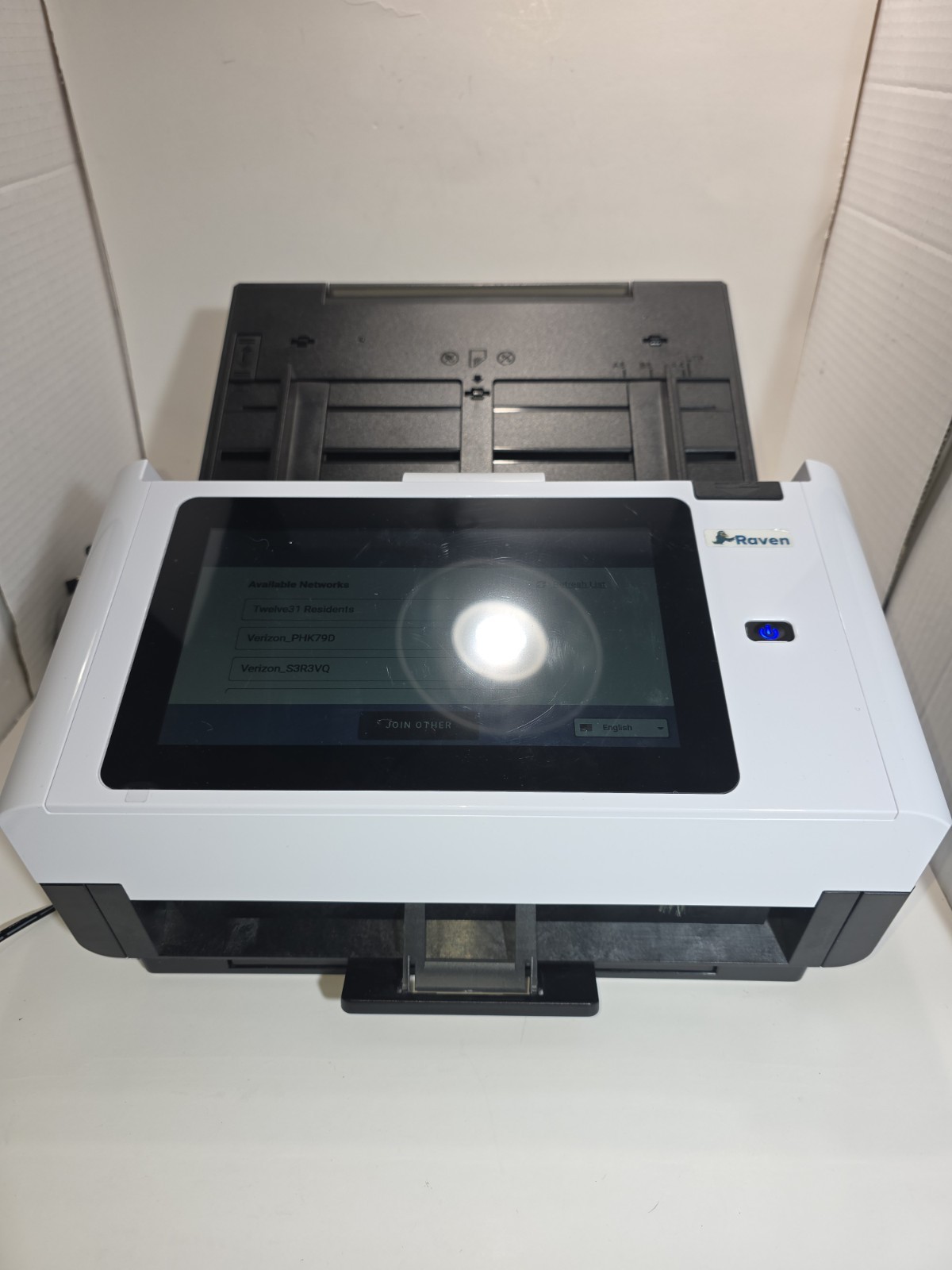 Raven Scanner Pro Document Scanner Raven_Pro_360W USB 3.0 Ethernet Wi-Fi Black