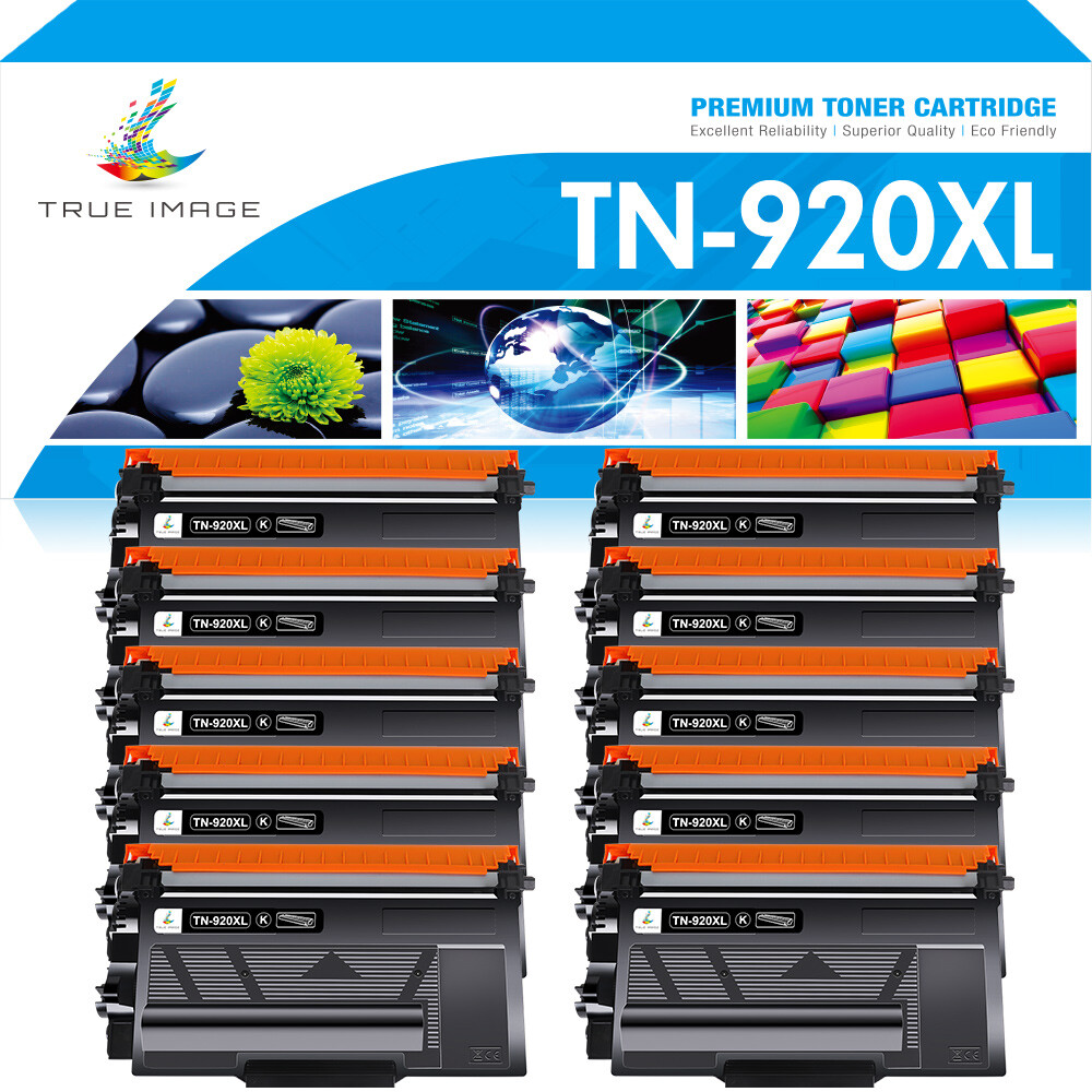 10 PACK TN920XL Toner Compatible With Brother TN-920 HL-L6210DW L6217DW L5915DW