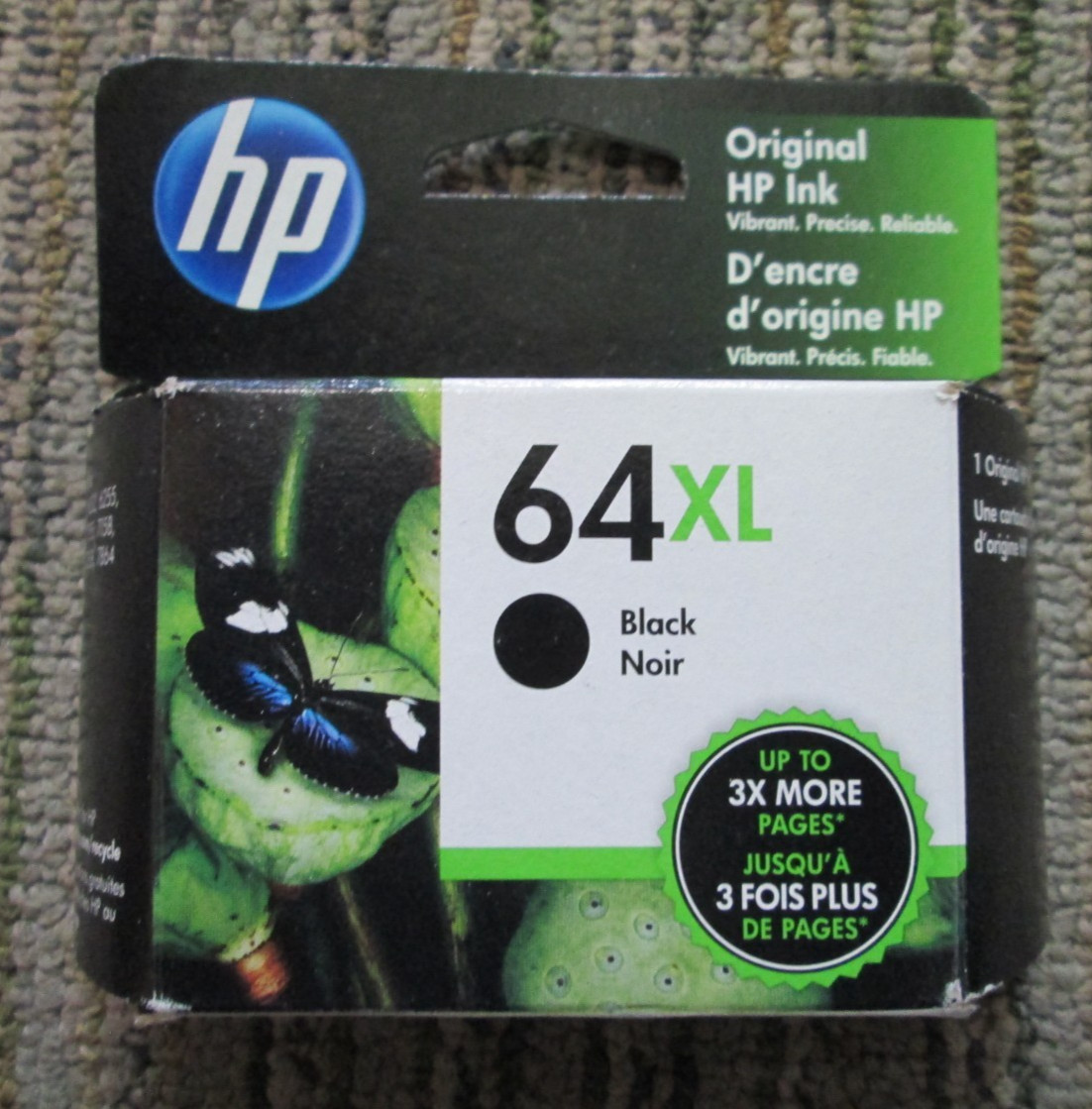 NEW HP 64XL Black Ink Cartridge 6/2023+