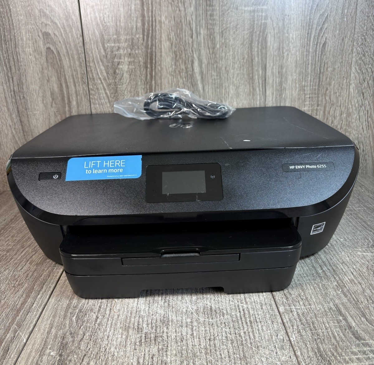 HP Envy Photo 6255 Printer Color Inkjet All-in-One NO INK Scan Copy Photo Wifi