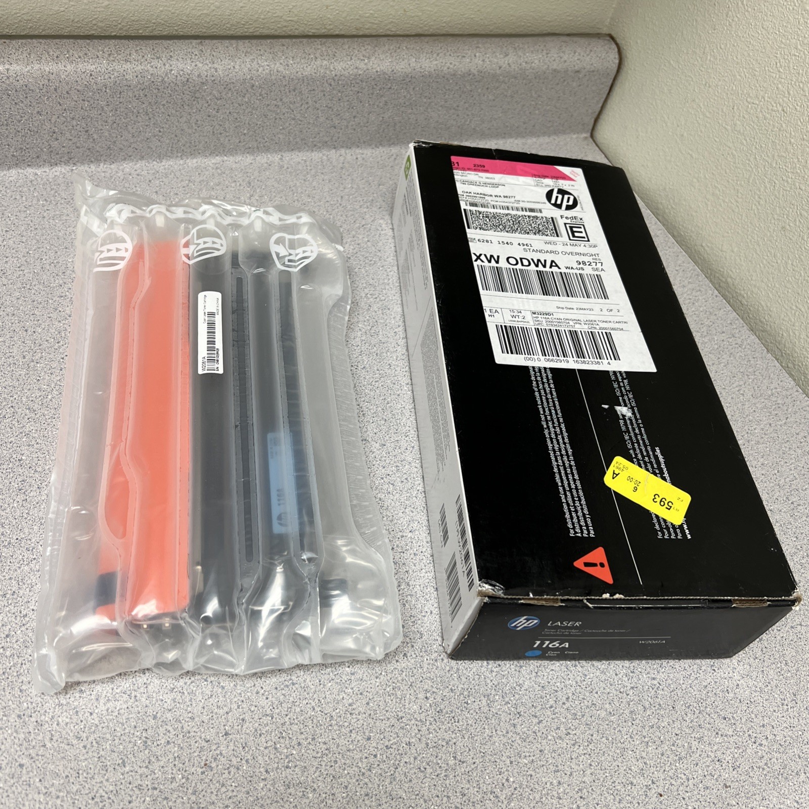 Original HP 116A Cyan Toner Cartridge W2061A
