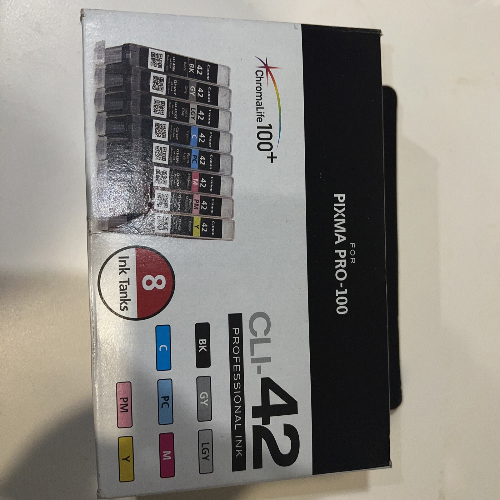 Canon Genuine CLI-42 Ink Cartridges Value 8 Pack set *SEALED*NEW*
