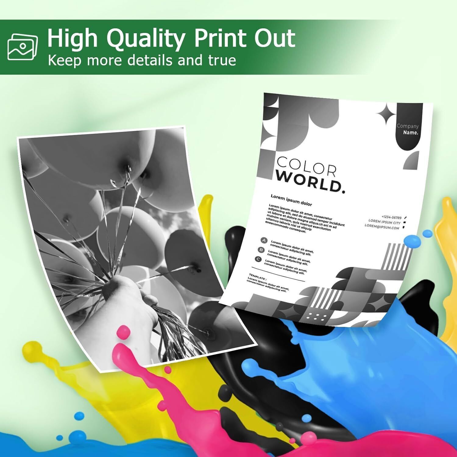 67XL 67-XL Ink Cartridges for HP 67 Deskjet 2755 4155 4158 Envy 6052e 6032e 6058