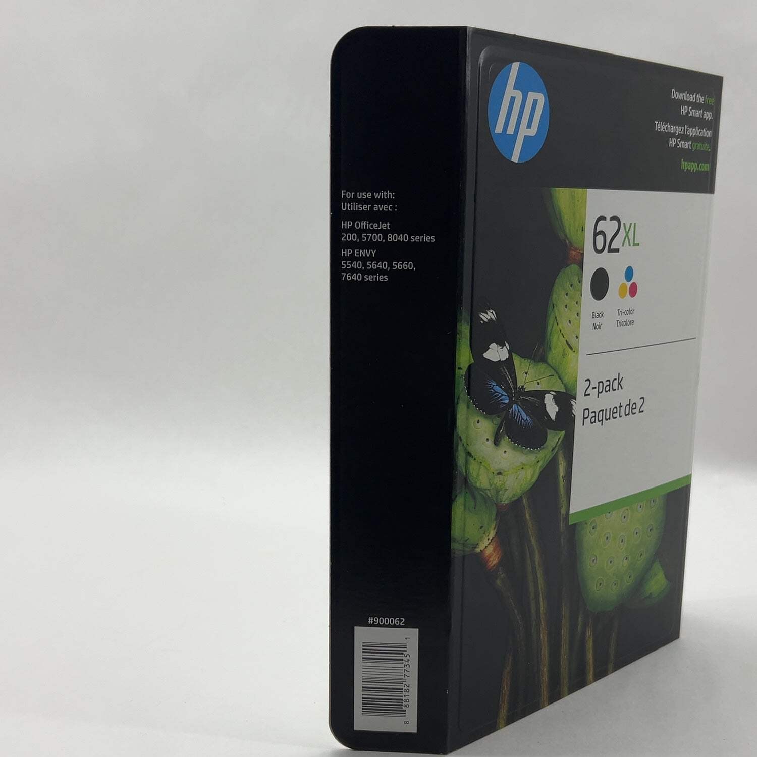 New HP 62XL F6U02BN Black, Yellow, Cyan and Magenta Ink Cartridge