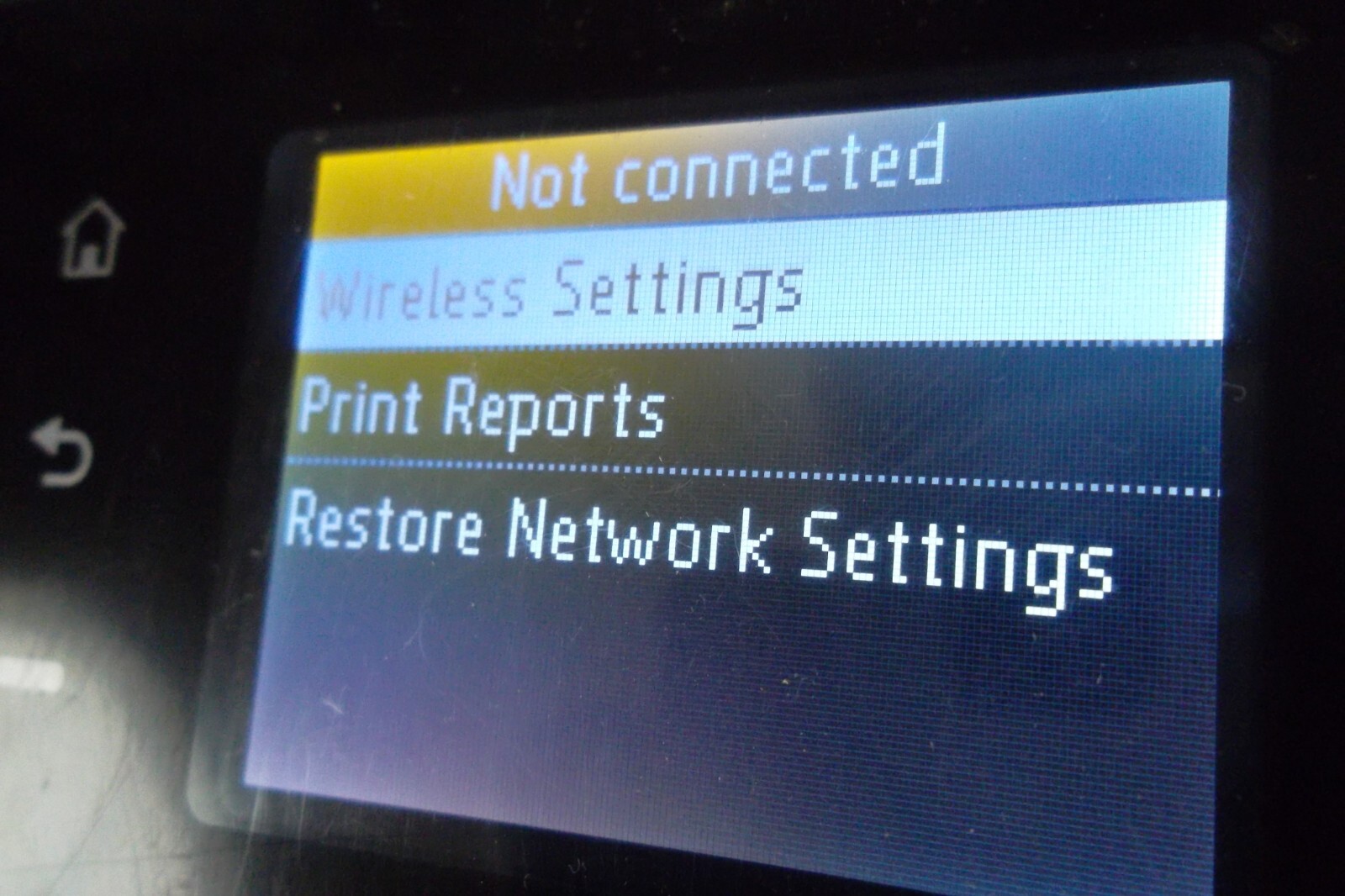 HP OfficeJet 200 Mobile Printer Wireless USB 2″ Color LCD CZ993A Good Battery
