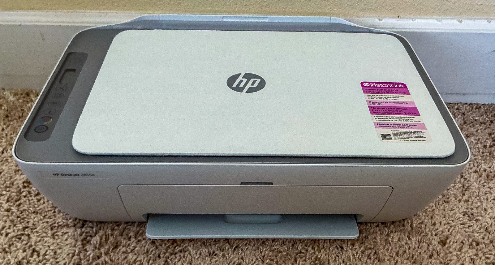 HP DeskJet 2855e Wireless All-in-One Color Printer Scanner Copier – NO INK