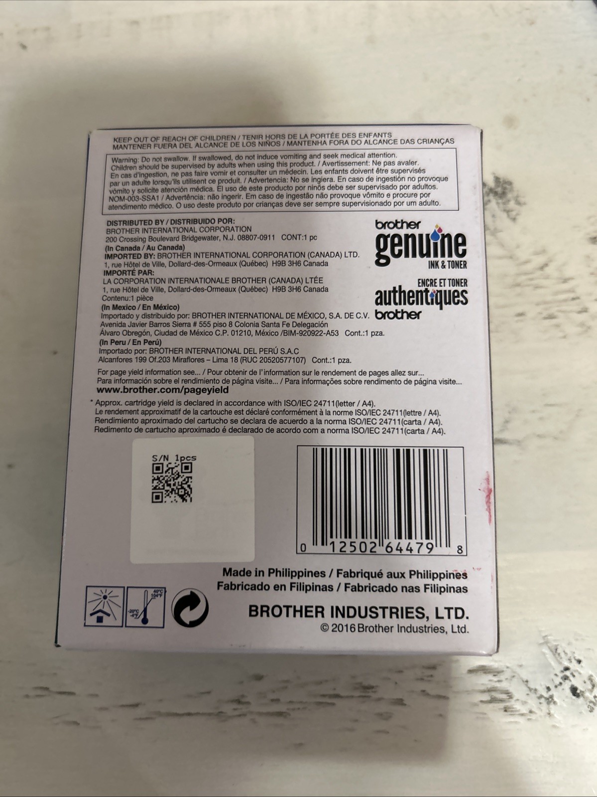NEW OEM – BROTHER LC3029BK XXL BLACK Ink Cartridge – Sealed Box 06/2027