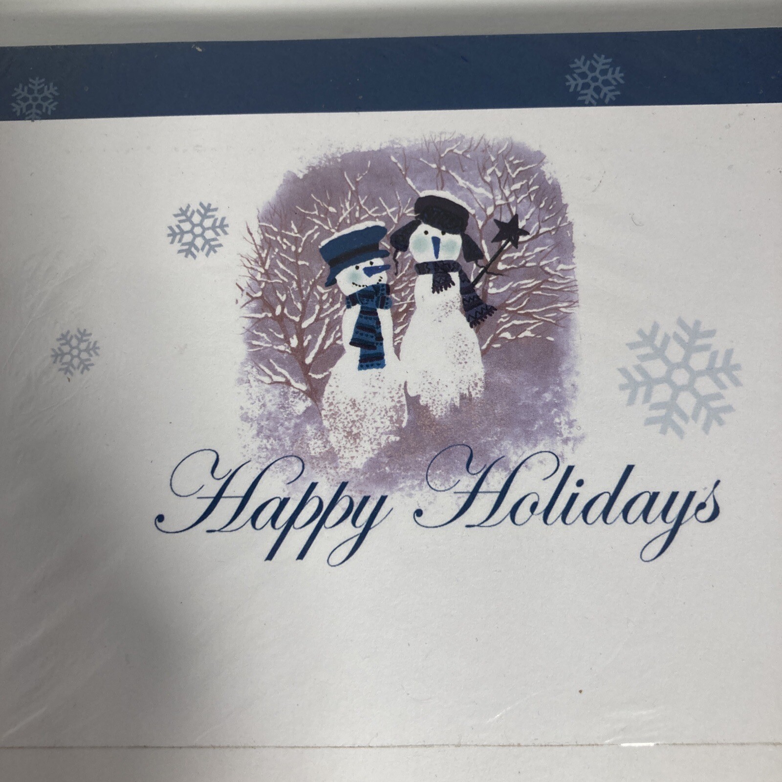 New Snowmen Winter Happy Holidays Letterhead 100 Count Inkjet Copier Laser Paper