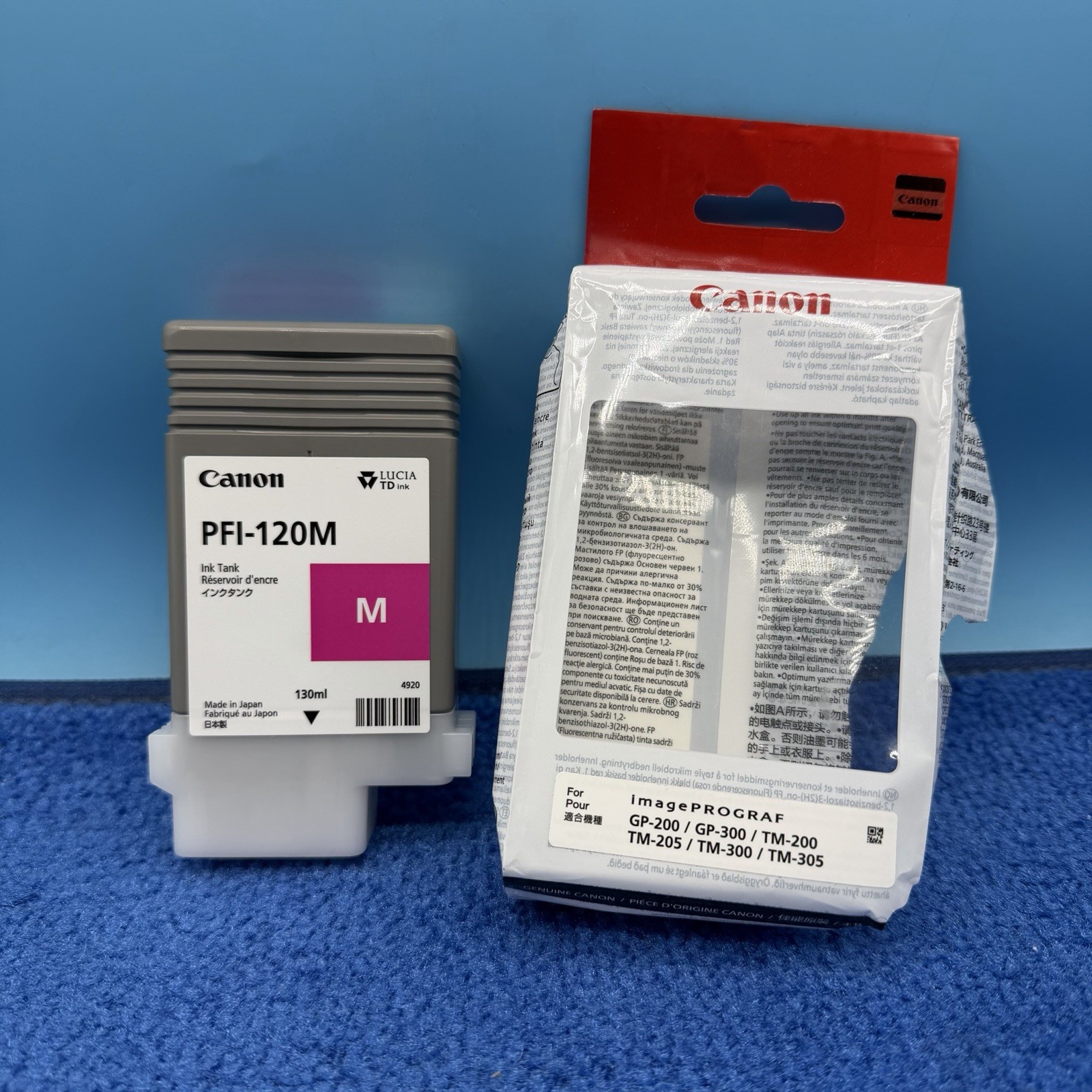 Canon PFI-120M Original Ink Cartridge – Magenta (2887c001) 02/2026