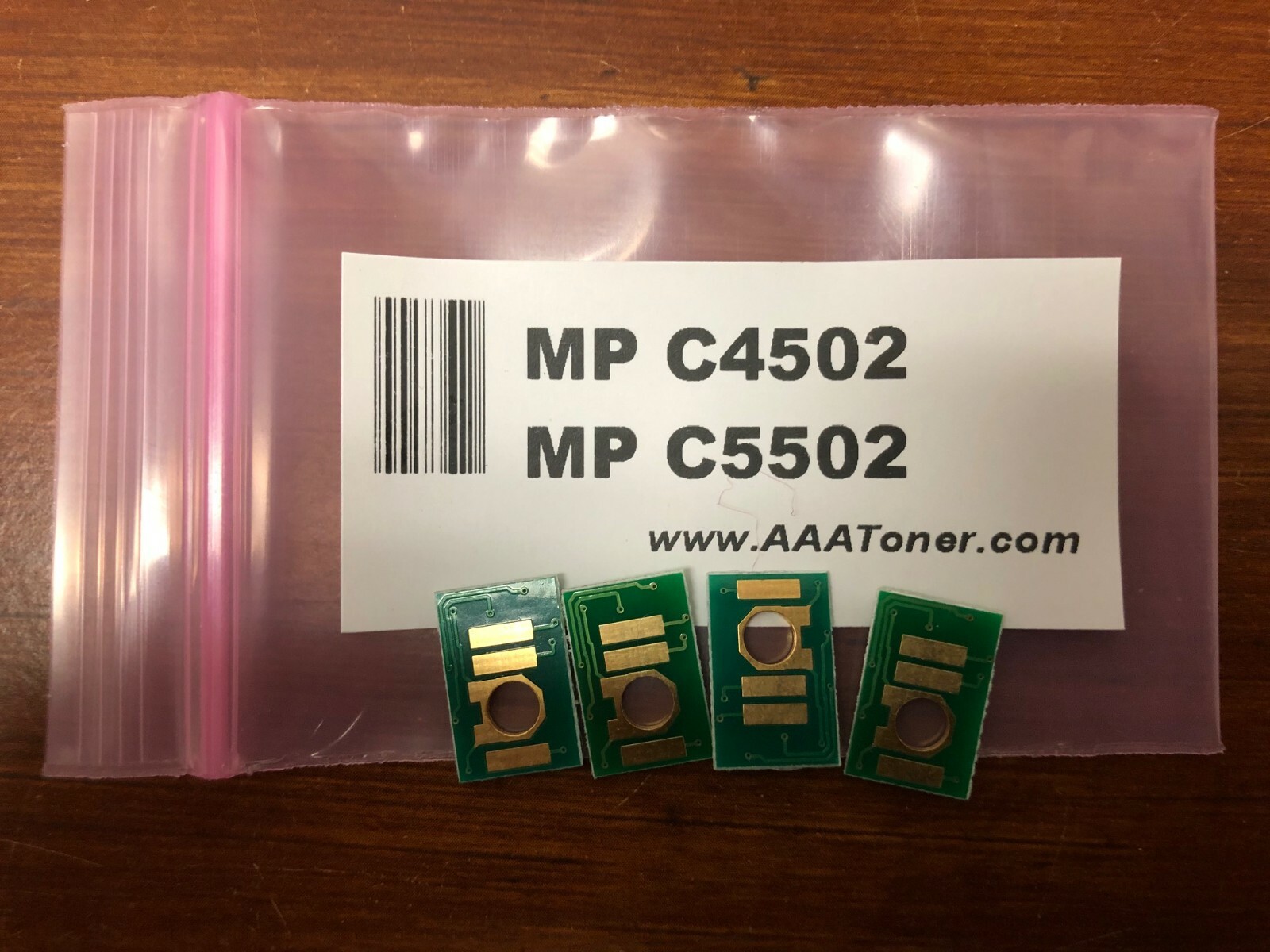 4 x Toner Chip for Ricoh Aficio MP C4502, MP C5502 (841679~ 841680) Refill